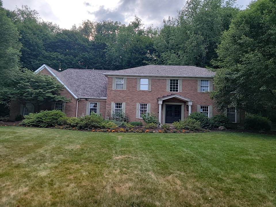 Brand: Atlas Pinnacle Color:  Majestic Shak Drip Edge: White by Eagle Eye Roofing