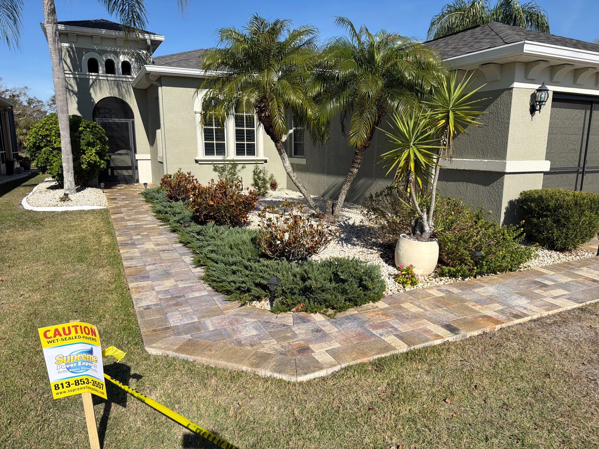 Paver Cleaning and Sealing in Sun City Center by Supreme Paver Experts