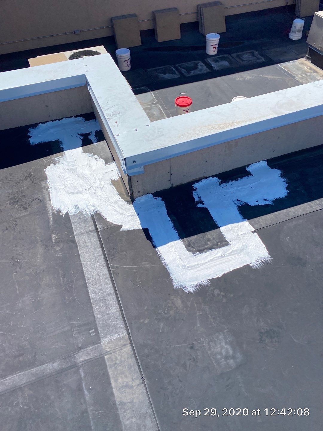 Commercial Roofing Installation using American Standard Coating - S  by A to Z Roofing