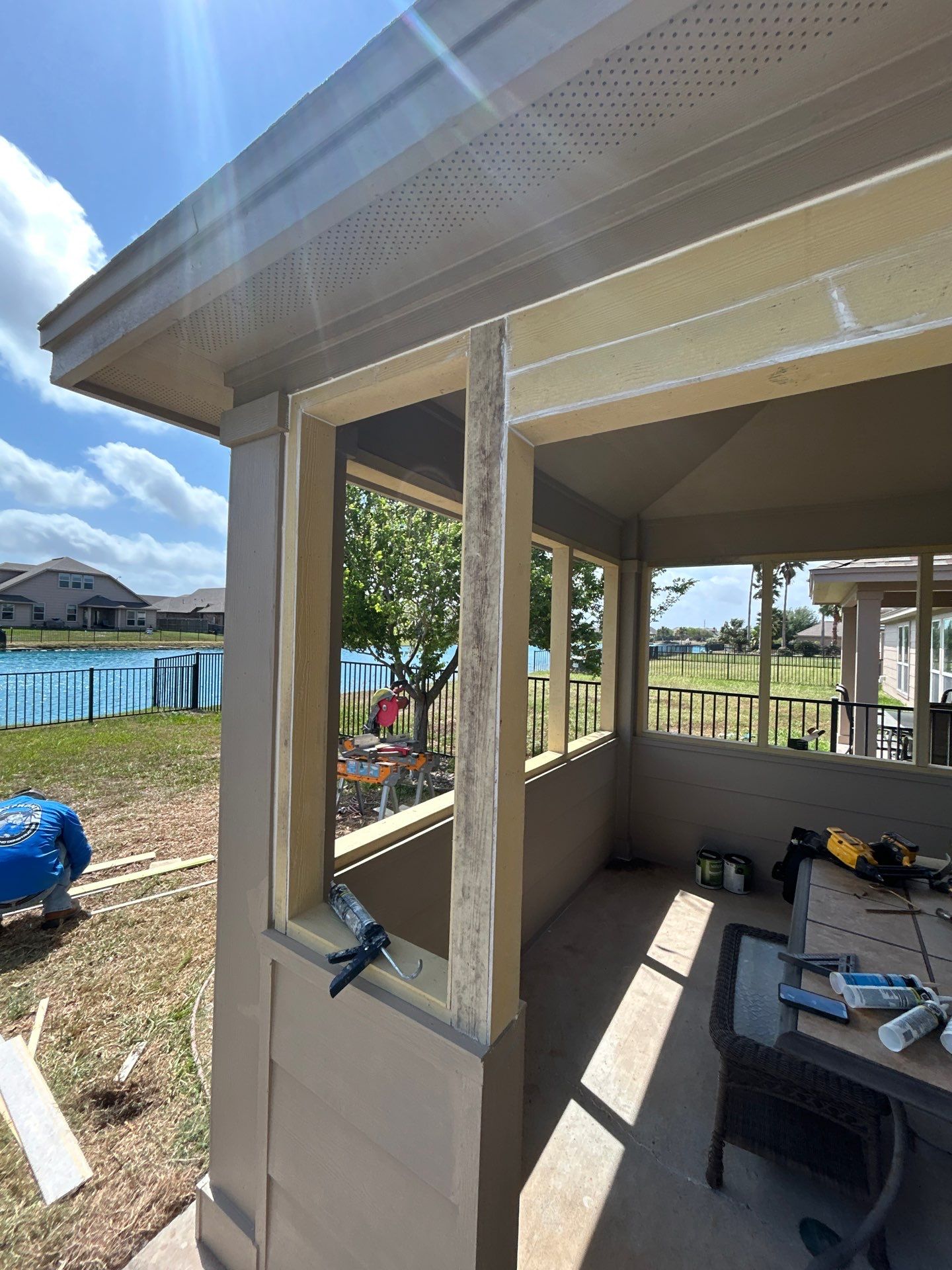 Man Shade by Bayfront Roofing and Construction