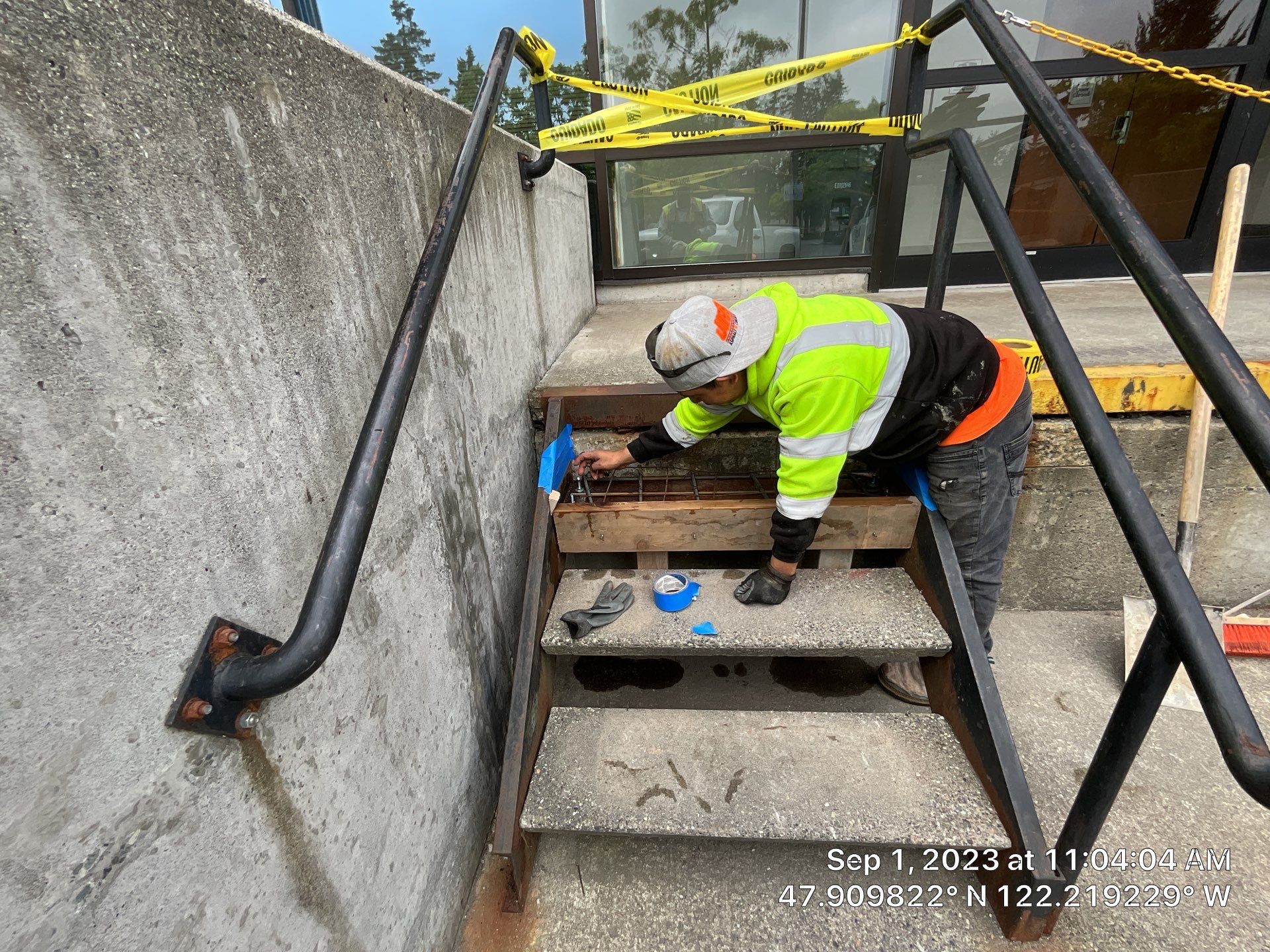 Colliers | Concrete Stair Repair  by Jireh Asphalt & Concrete Inc 