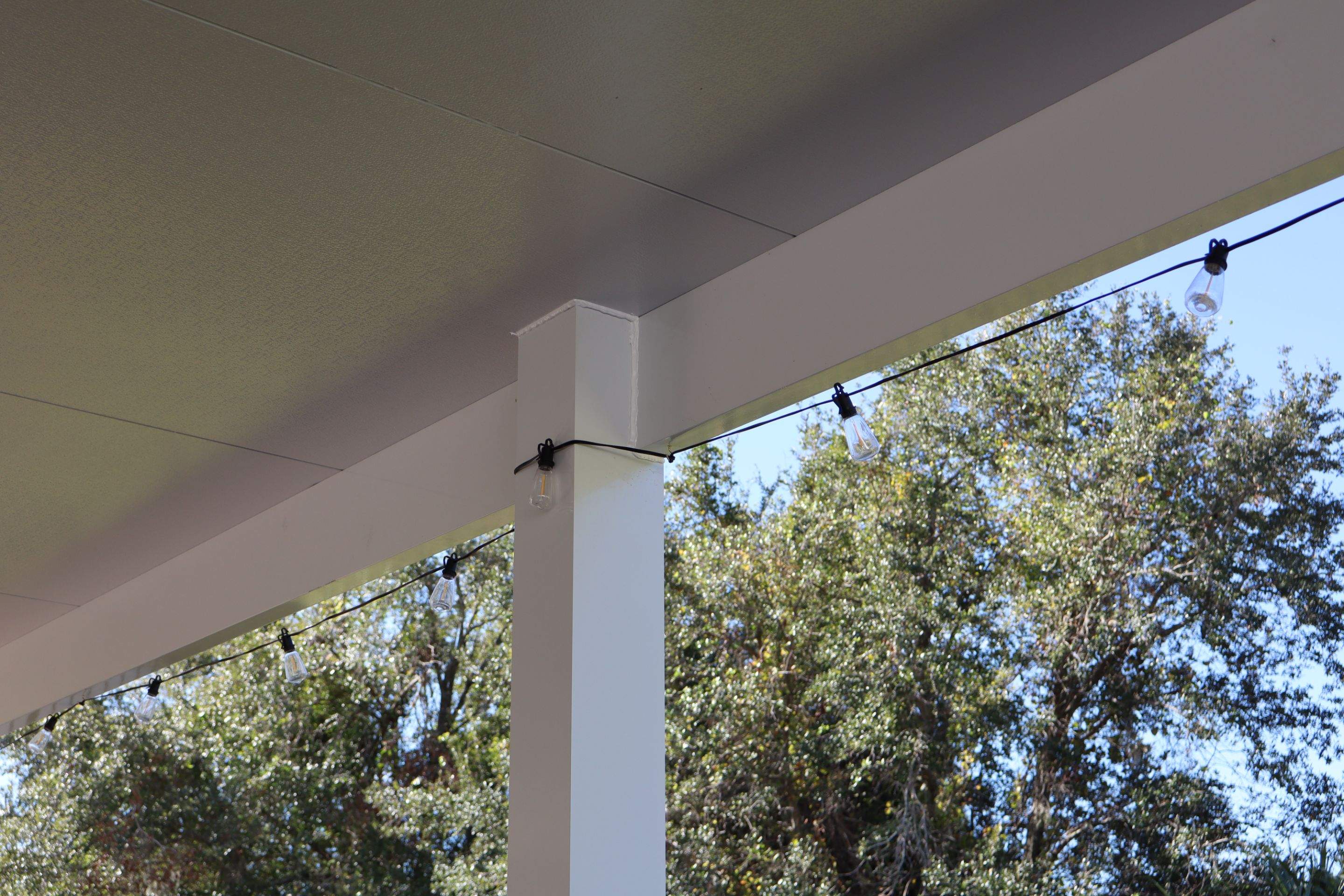 Patio cover with kitchen by Orlando pergolas 
