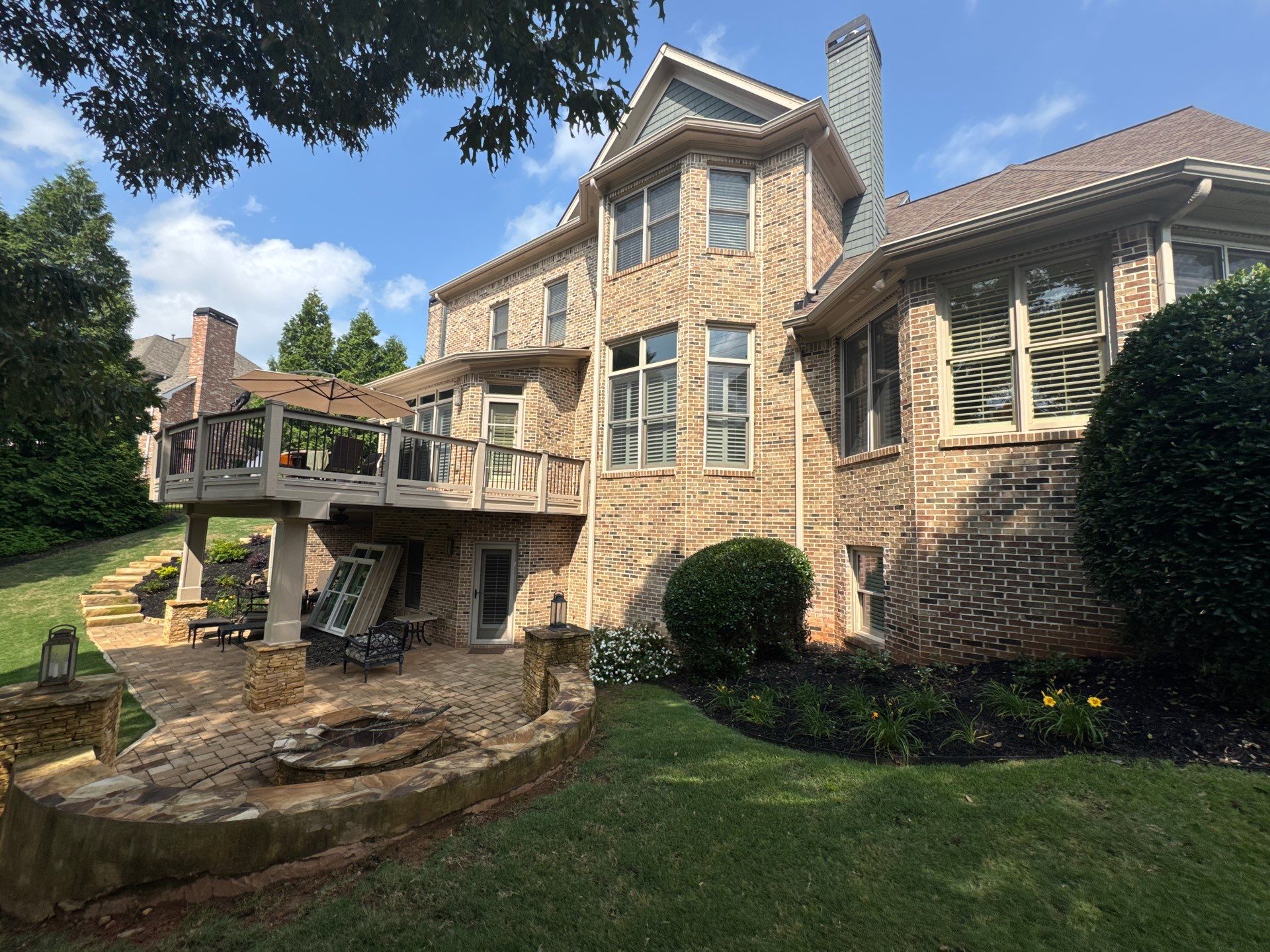 General Exterior Remodeling with Cedar Shakes and Custom Windows in Marietta by Swift Home Renovations