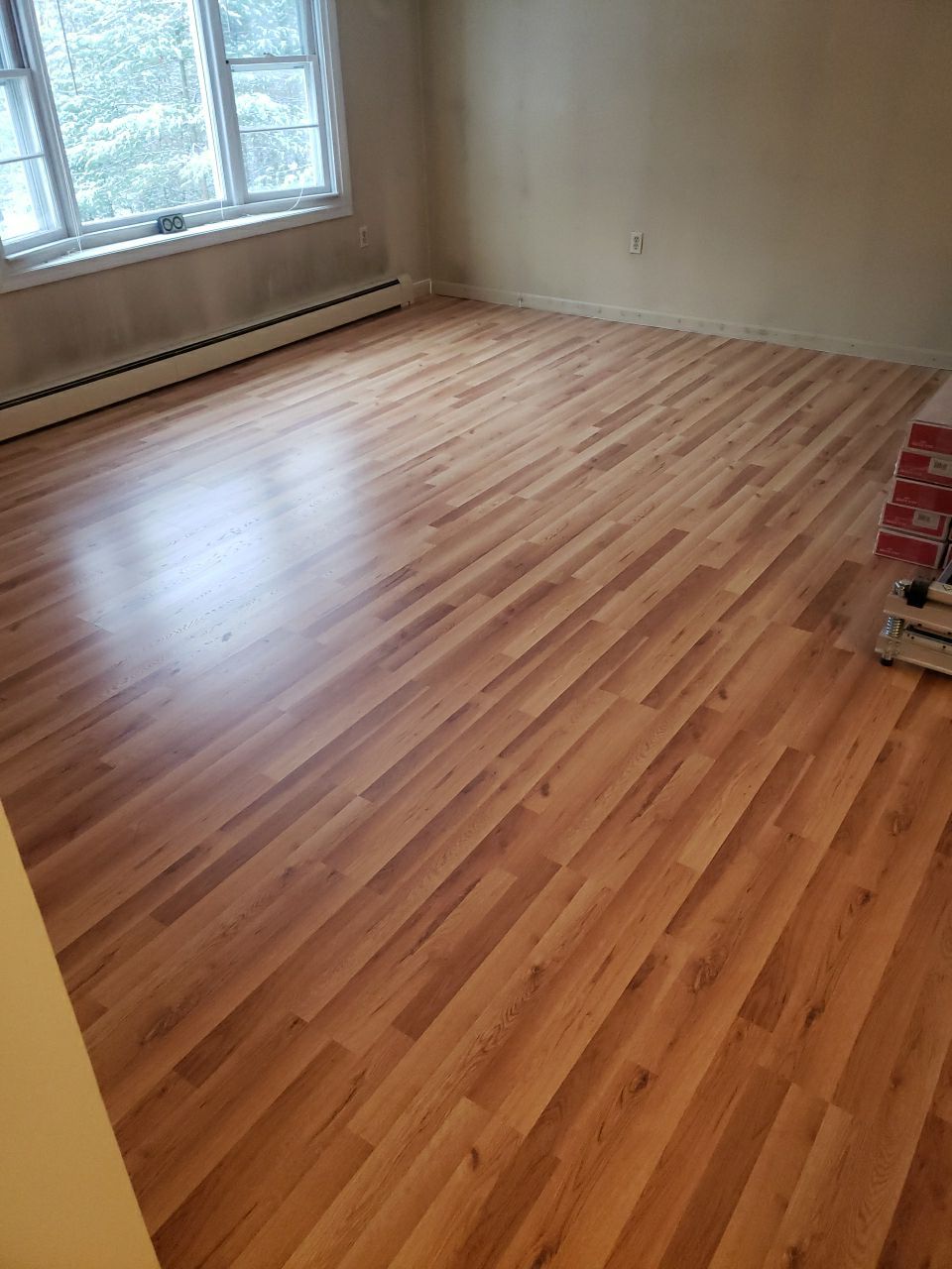 Flooring Installation using Lifeproof vinyl and laminate flooring by Freedom Handyman Services