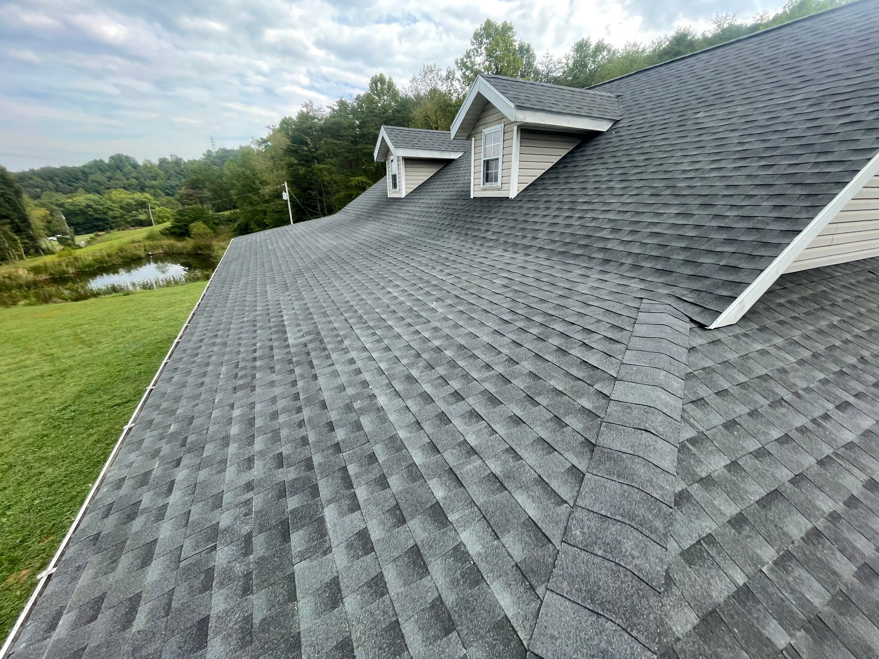 Residential Roofing Installation using GAF Timberline HDZ by Rainstoppers Roofing