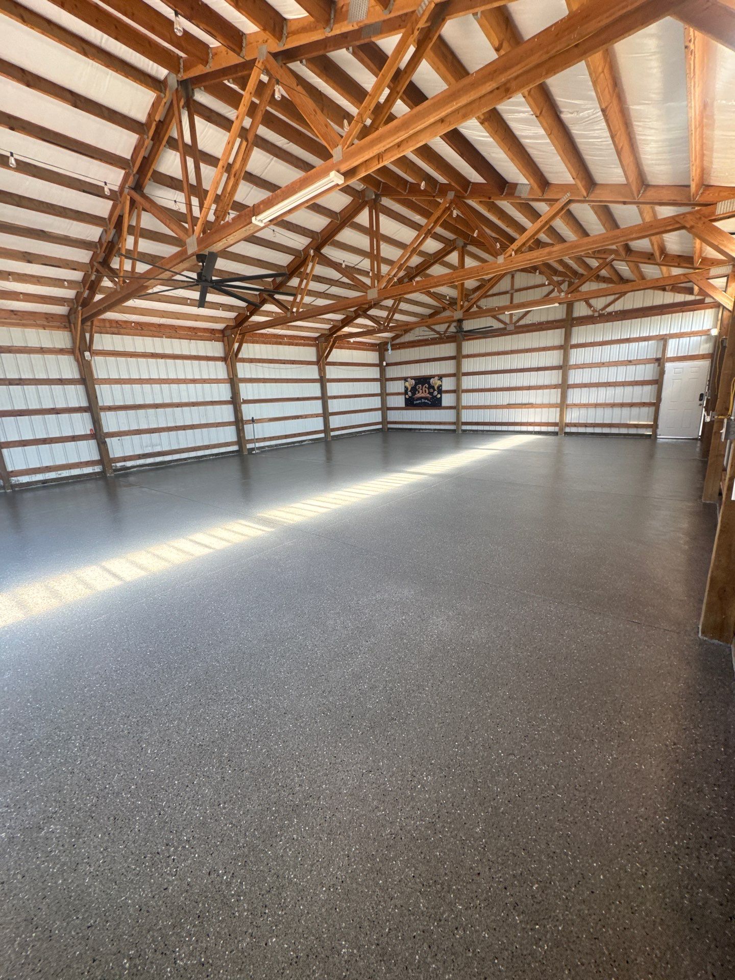 Pole Barn Shop Floor Coating and Concrete Repair in Royal City by Croc Coatings, LLC