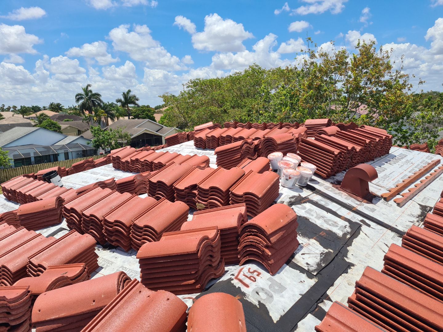 Residential Roofing Installation using Eagle Roofing Tile by BLUES BROTHERS ROOFING