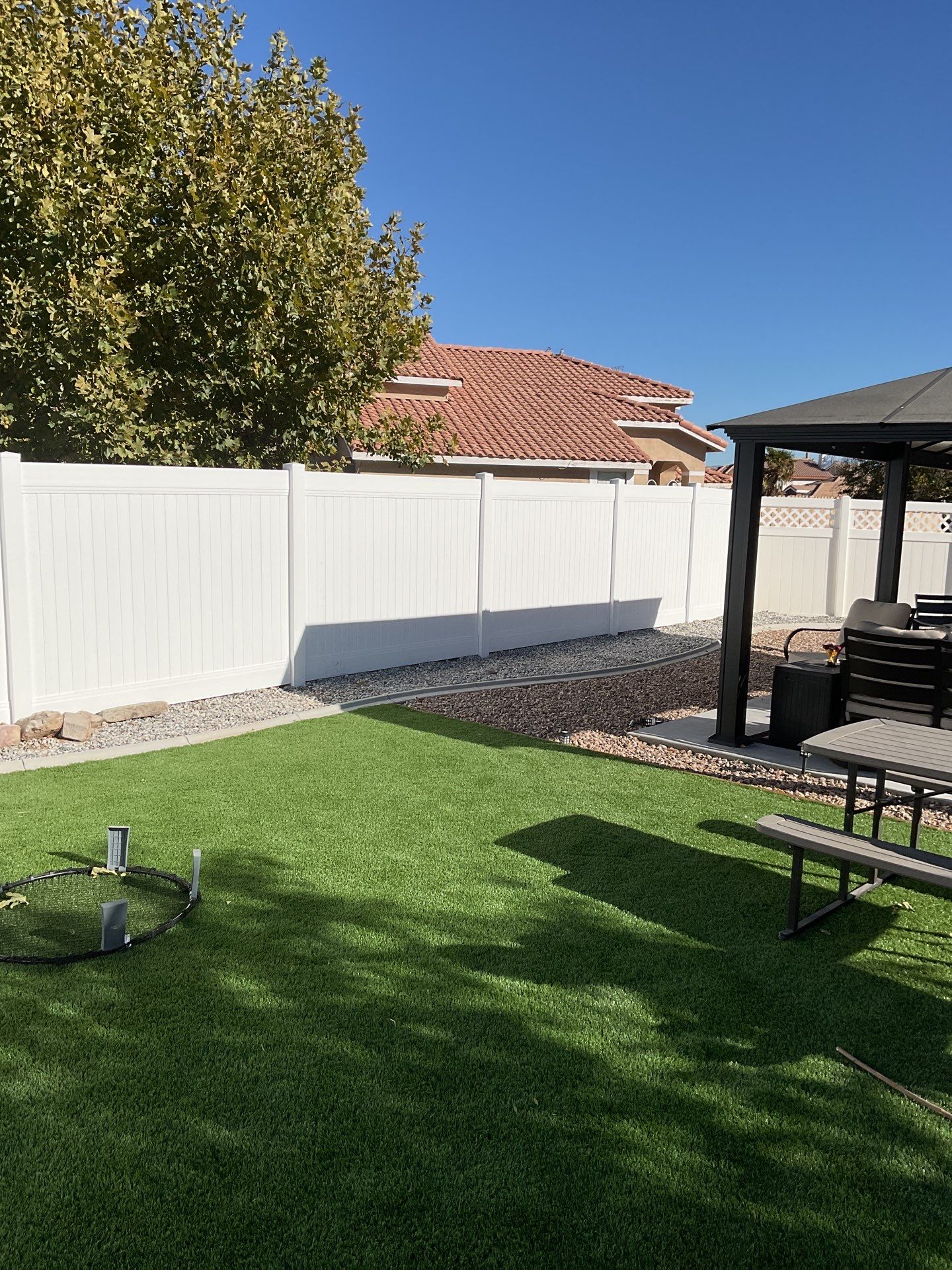 Fence Installation using Vinyl by Fence Guys Inc.