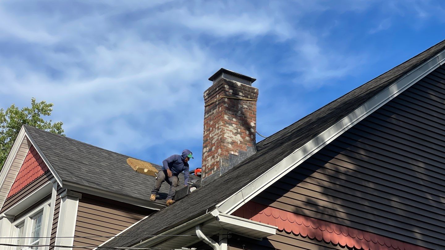Chimney & Valley Leak Repair with New Lead Flashing and Cricket Rebuild by Sensible Home Solutions