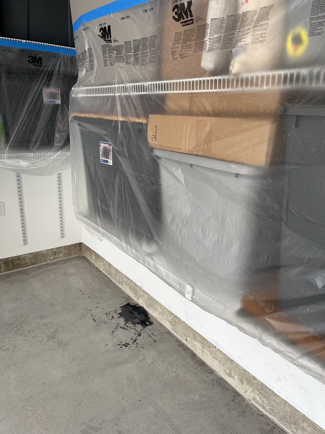 Garage Floor Coating using Penntek in Nightfall by Spectrum Painting, LLC