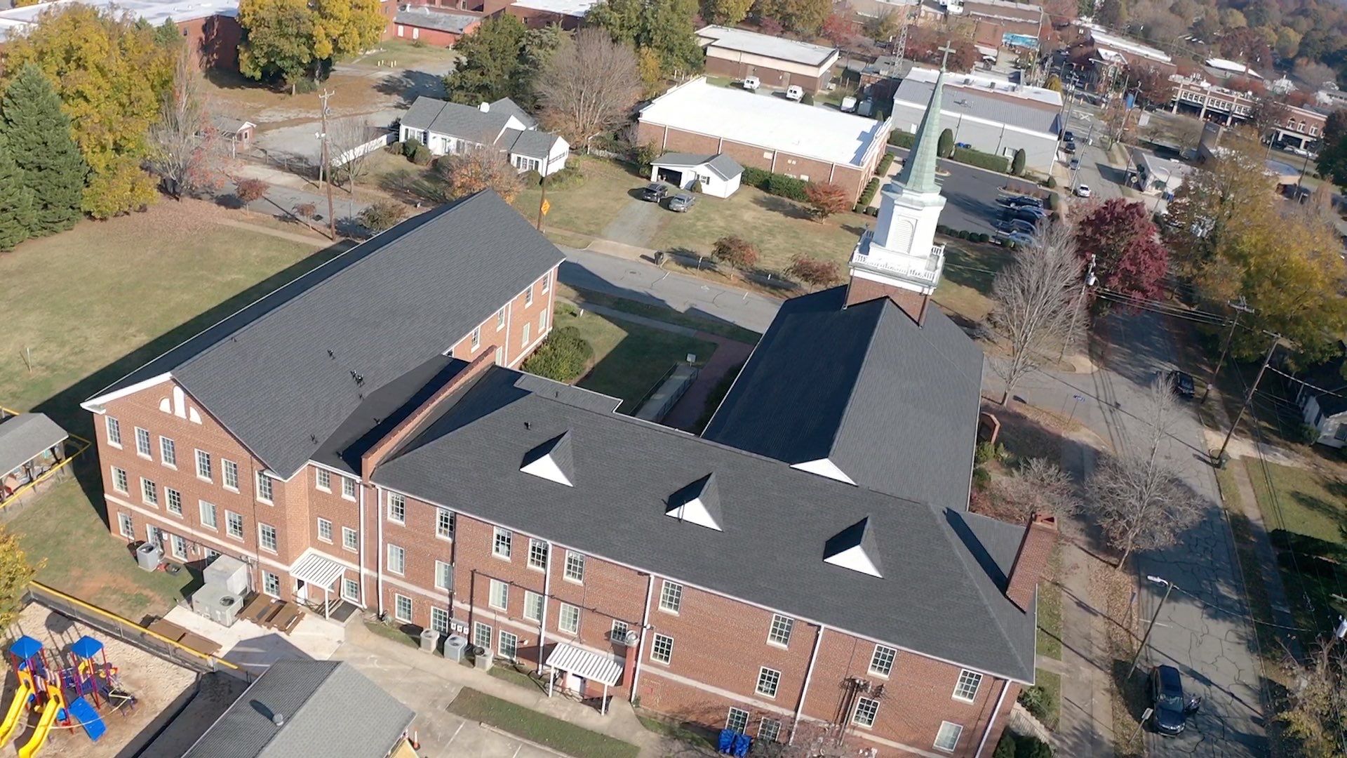 Mebane United Methodist Church by Just In Time Roofing and Restoration