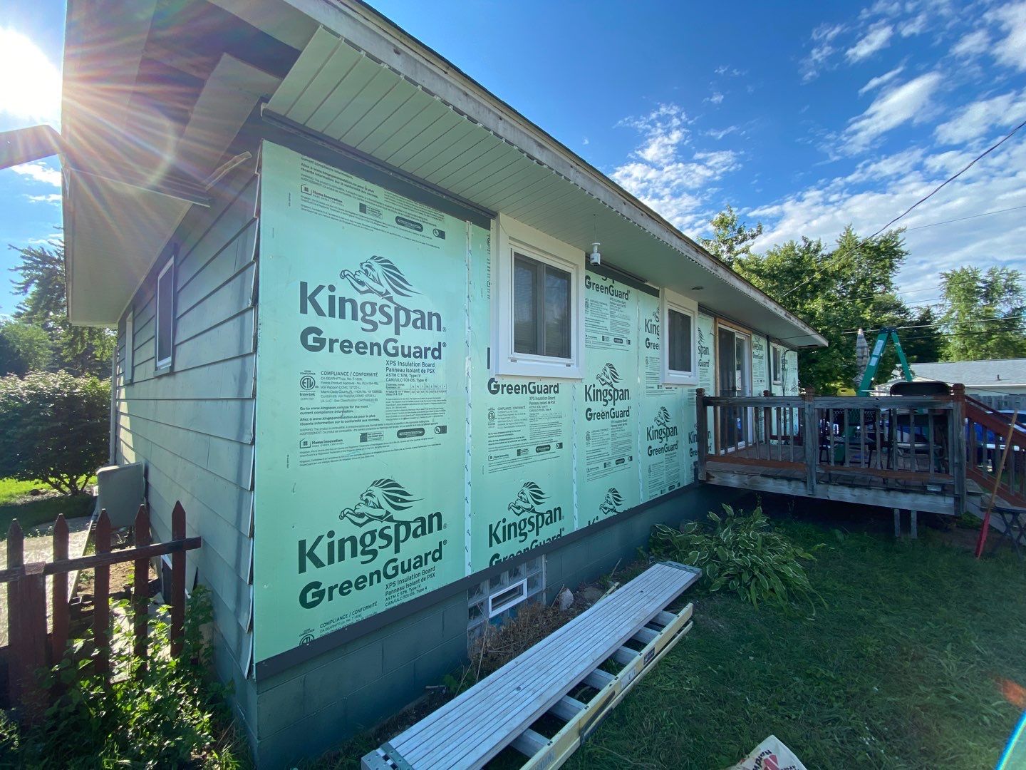 Siding Replacement using Smokey Grey by 180 Contractors