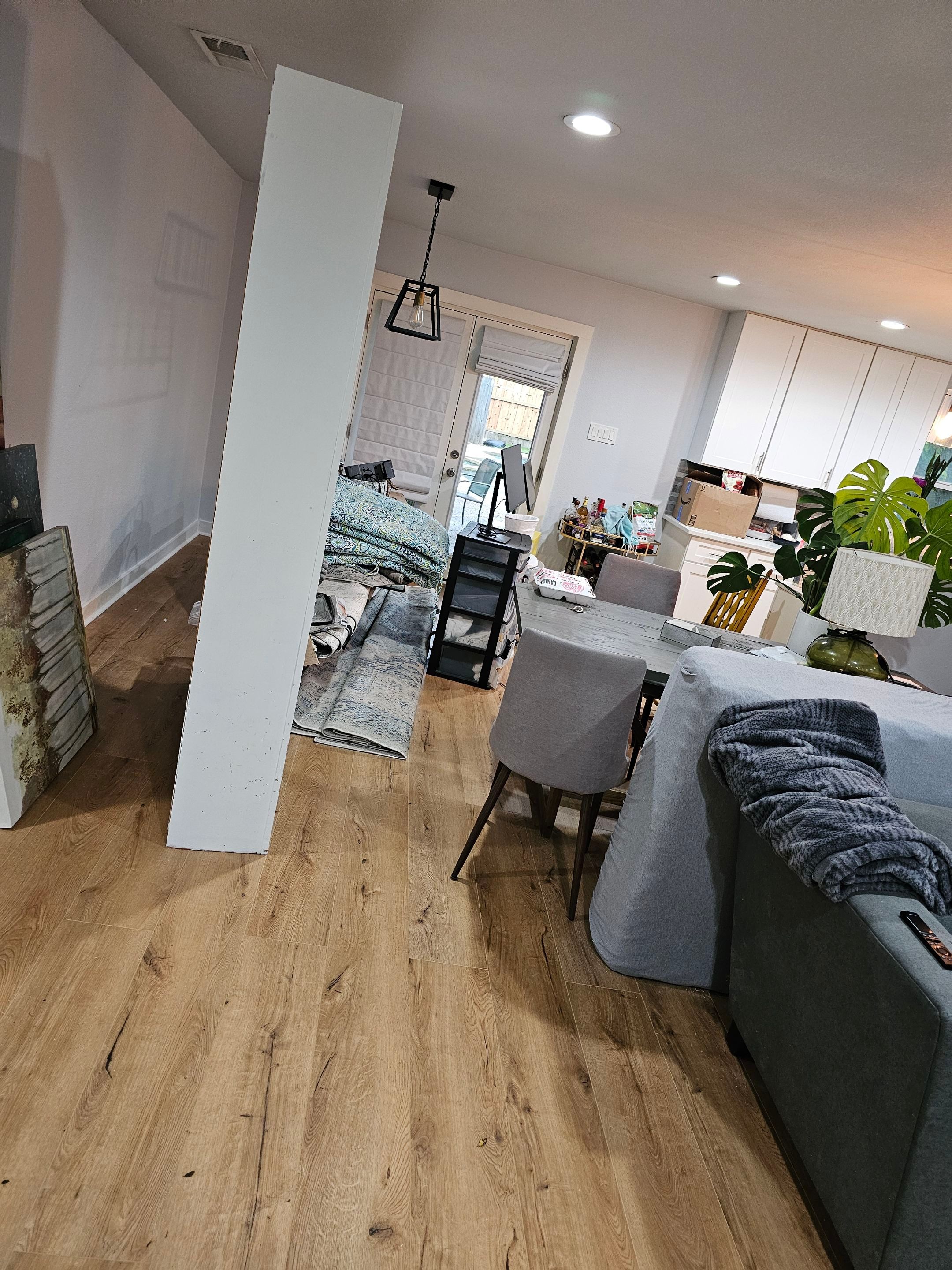 Laminate floor & fence by EL-GC LLC 