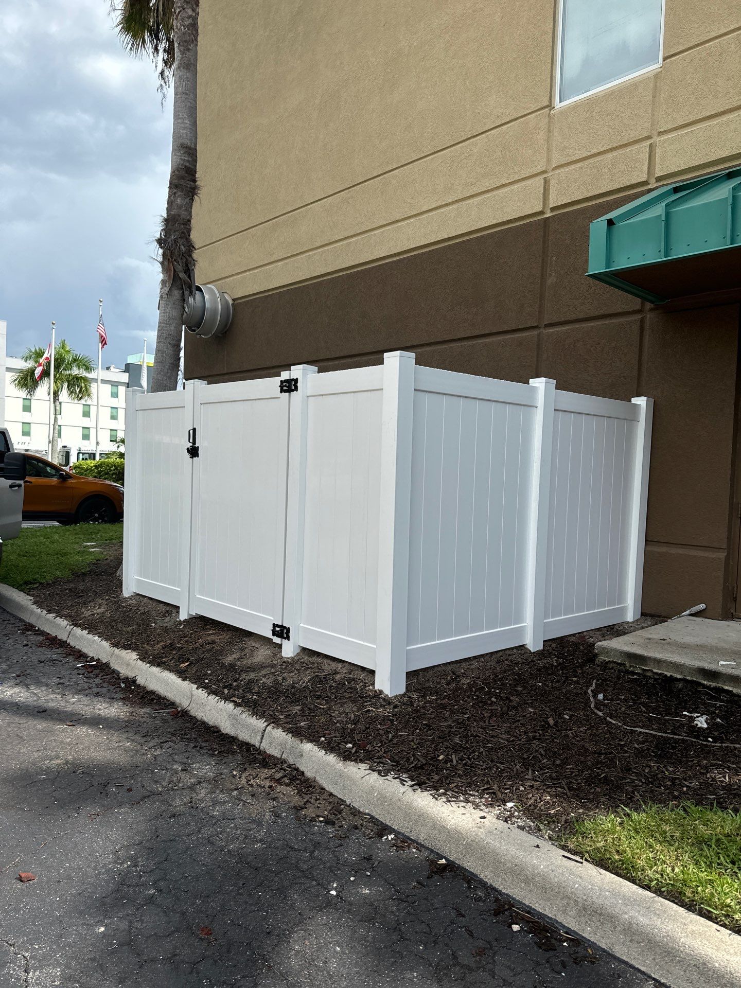 Vinyl Privacy Fence using 6Ft White Vinyl Privacy Fence by Asap fence and gates, LLC