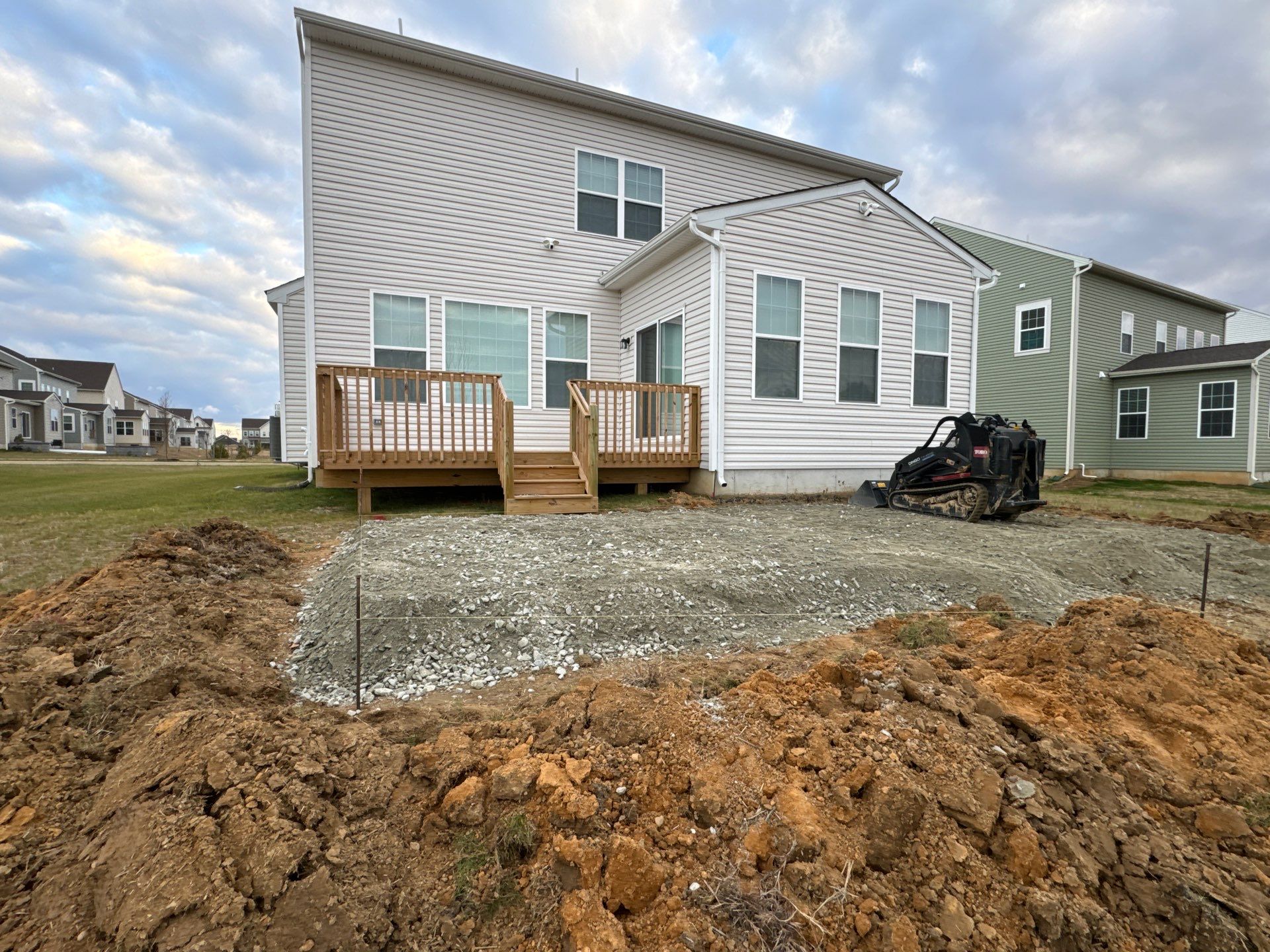 Belgard Patio Showcase + Deck Refinish & Outdoor Lighting | Delaware Outdoor Living by Studio G Indoor Spaces & Outdoor Living