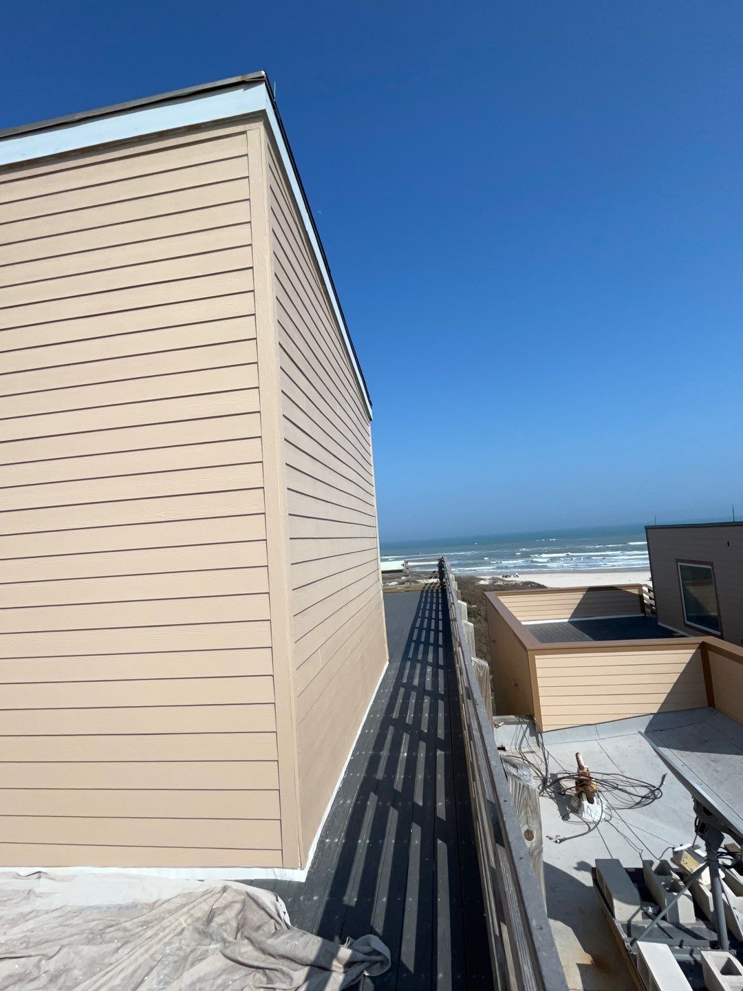 Padre Island National Seashore Malaquite Visitor Center Exterior remodel by Bayfront Roofing and Construction