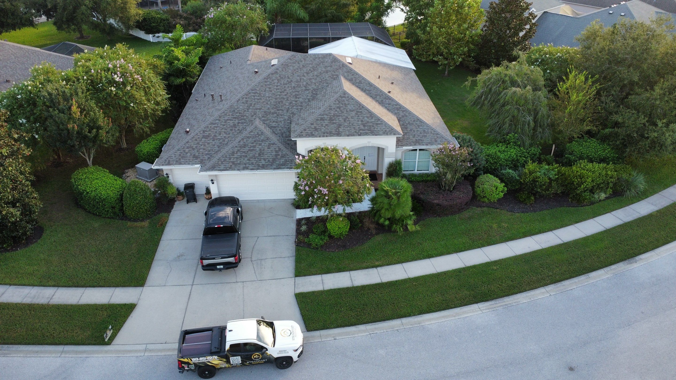Roof Replacement in Land O' Lakes Fl. by Steadfast Roofing 