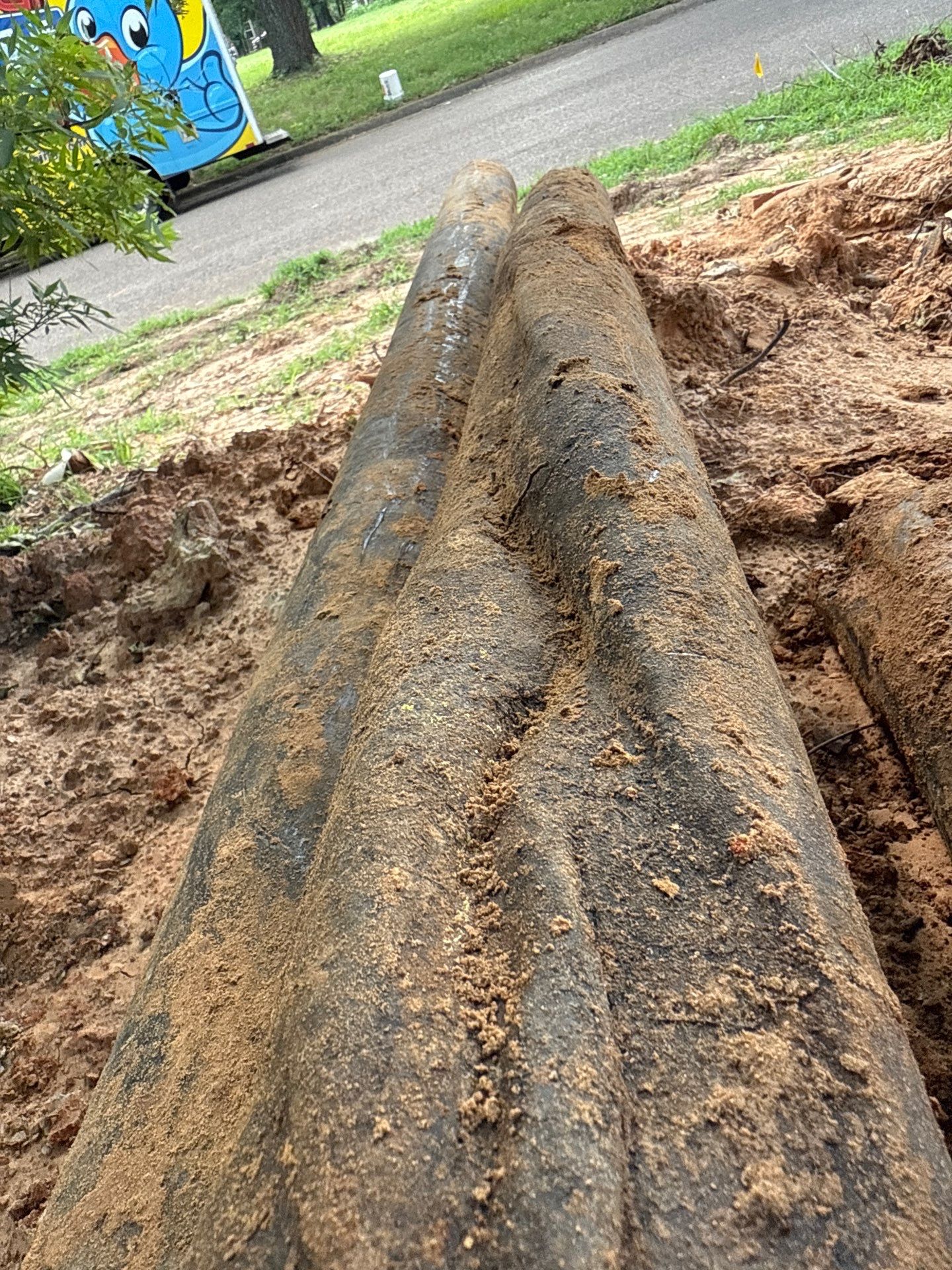 Drain Repipe Project in Mt Vernon by Rub-A-Dub Plumbing