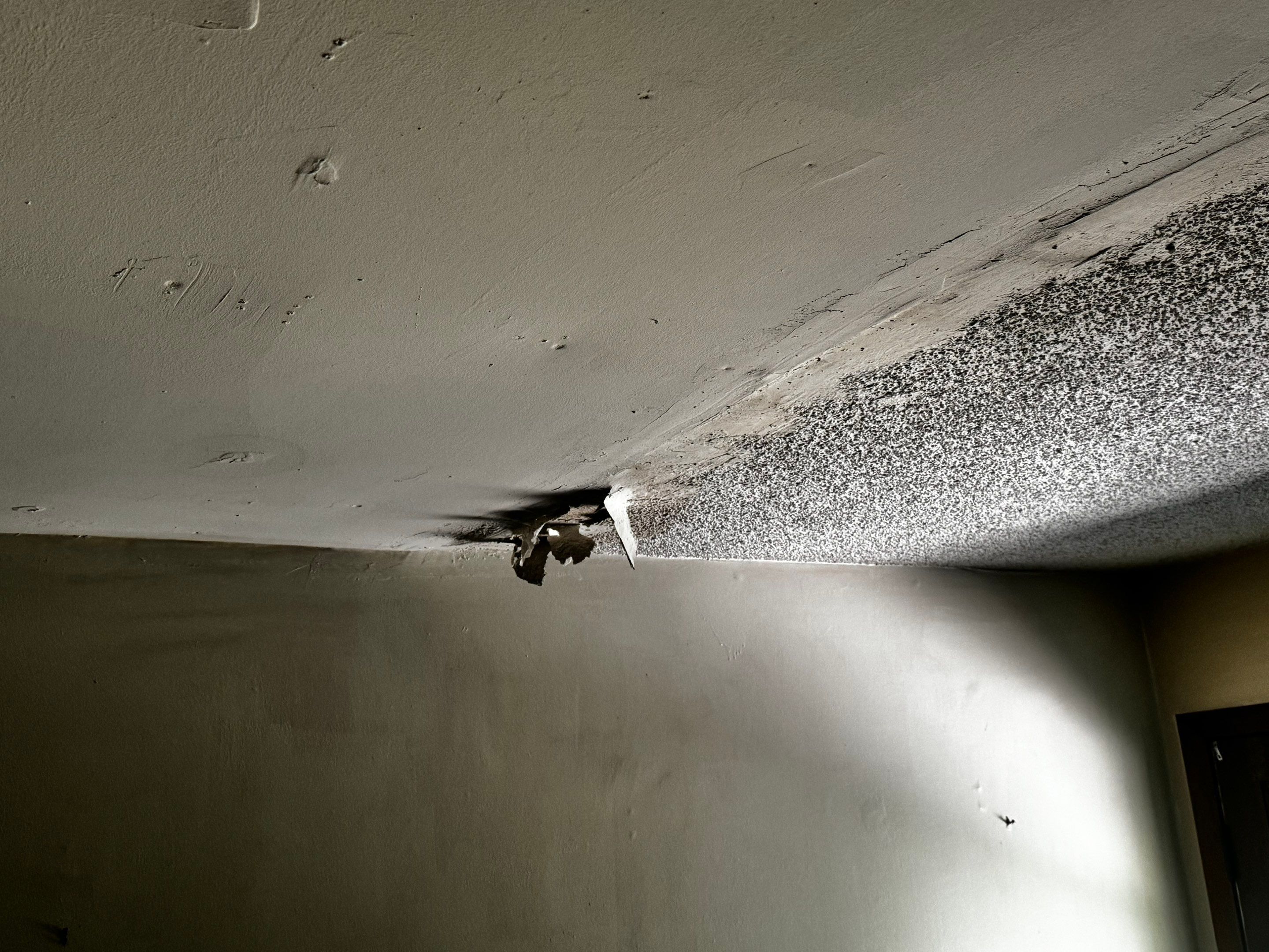 Townhome Ceiling Damage in Decatur, GA by PGP Surface Solutions, LLC