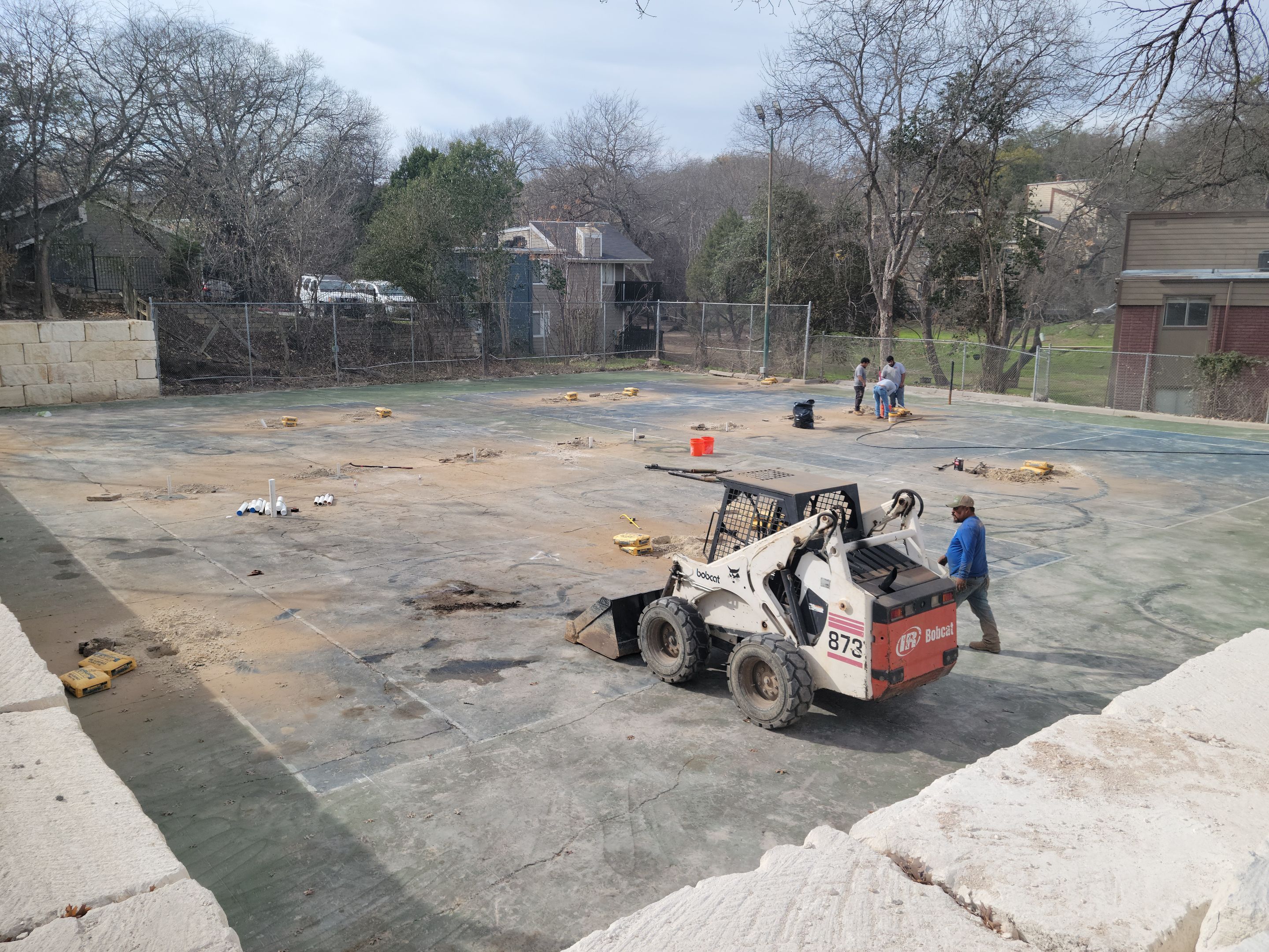 Tennis Court Conversion to Pickleball by Sport Court Austin