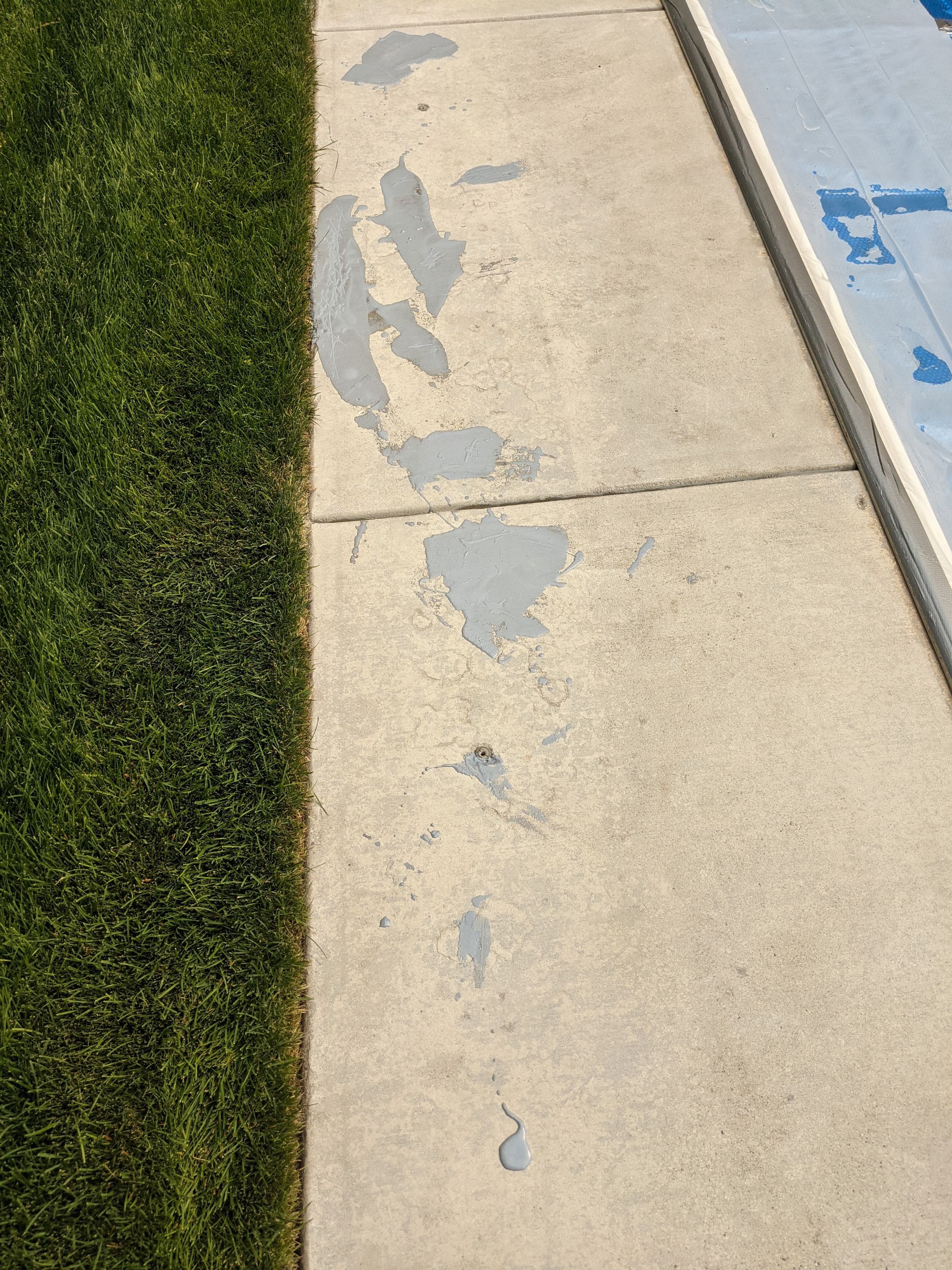 Pool Deck Transformation using Slate Stone by Croc Coatings, LLC