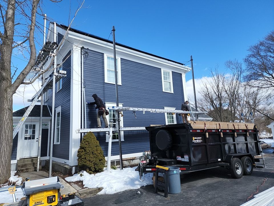 Siding Installation using James Hardie by UBrothers Construction