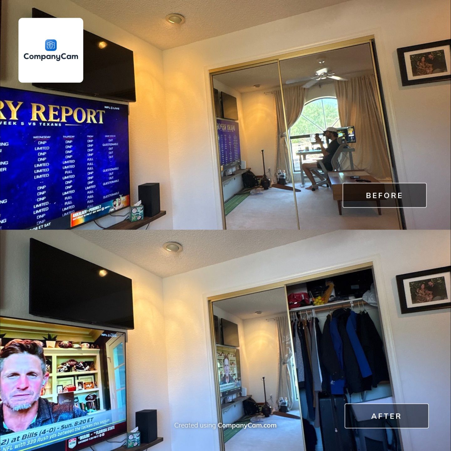 Home Theatre  by CompanyCam Sales Demo