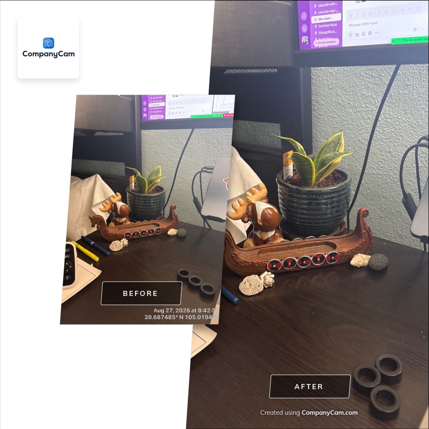Denver Bedroom Remodel and Multi-Functional Workspace Setup by CompanyCam Sales Demo