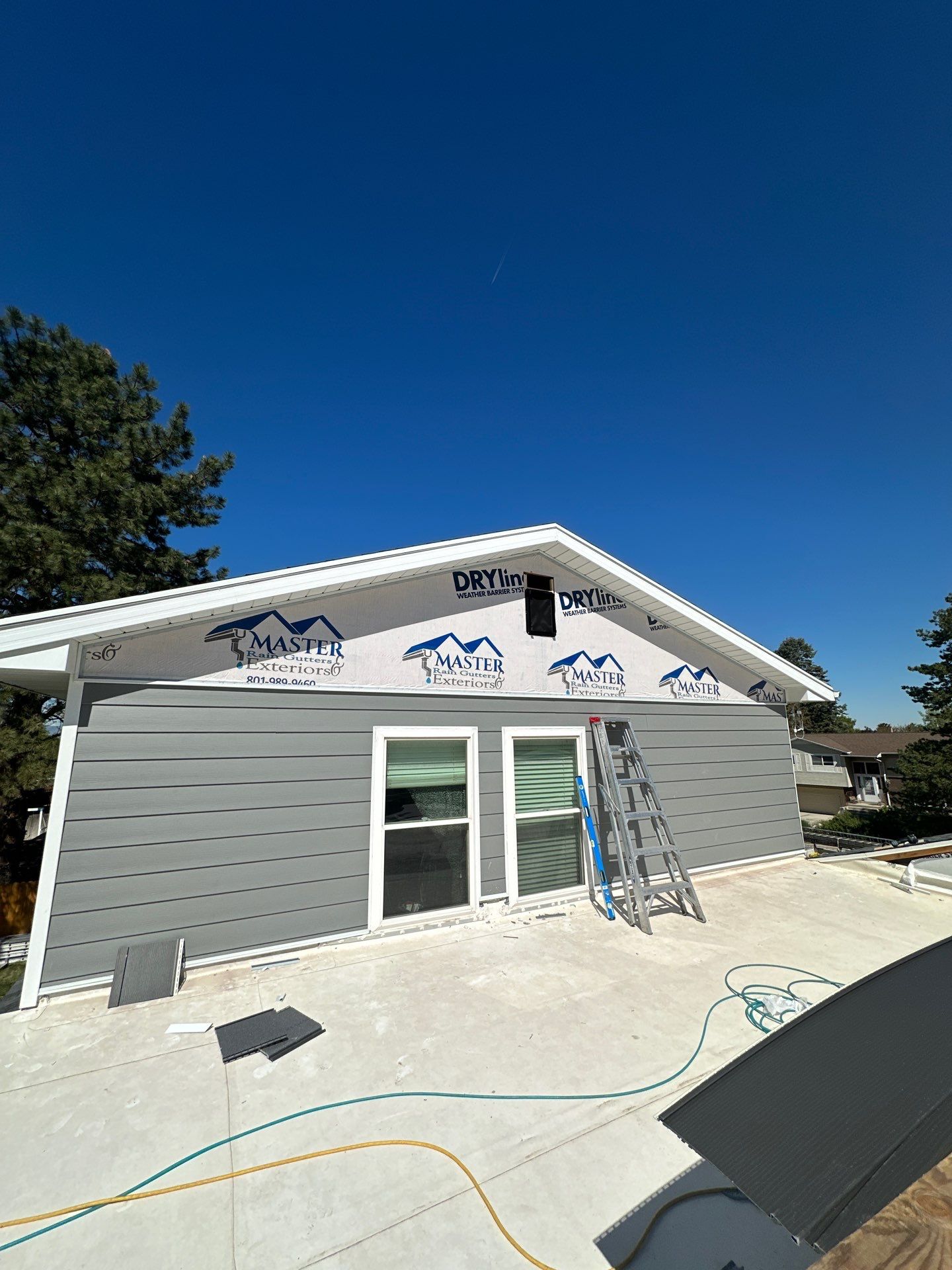 Project in Cottonwood Heights by Master Rain Gutters.