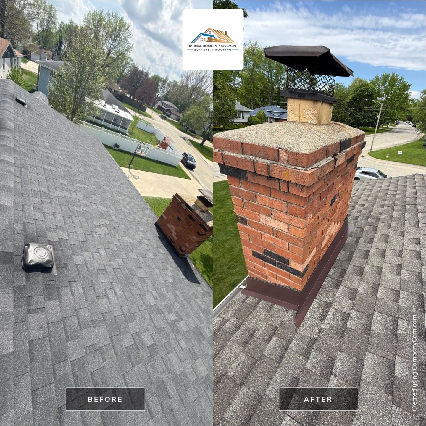 Roof, gutters, windows & siding replacement by Optimal Home Improvement 