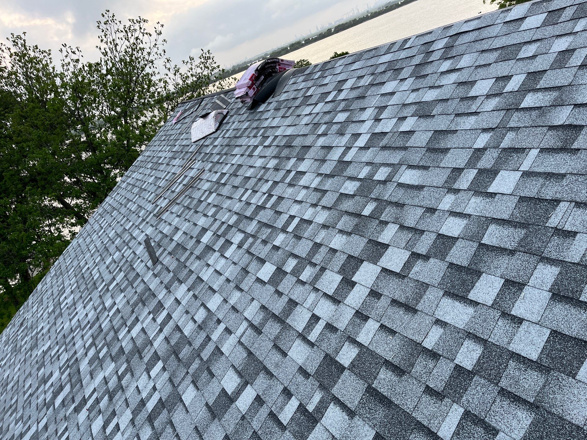 Residential Roofing Installation using Owen's Corning Duration (Lifetime) Shingles by Roof Repair Company