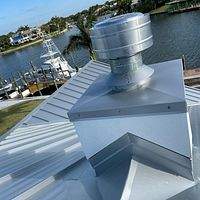 24ga 1.5" Mechanical Seam Silver Metallic by Total Roofing System The Metal Roof Experts