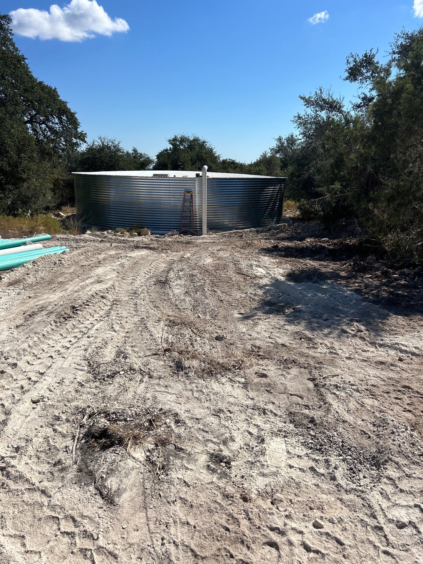 55.2K - Dome - Silver using Aqualine Tank - 3602D by Hill Country Rain Water