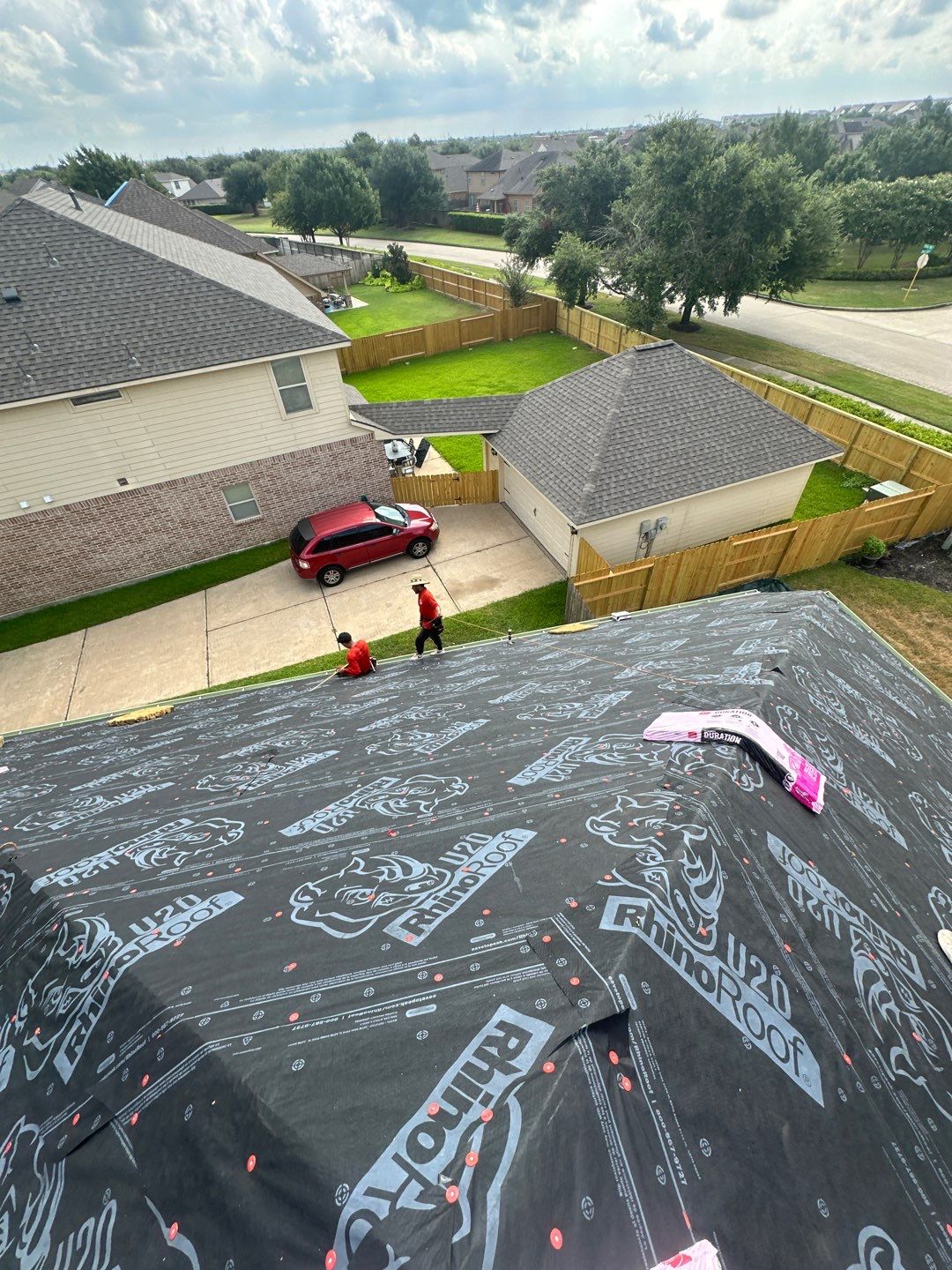 Residential Roofing Installation using Owen's Corning Duration (Lifetime) Shingles by Roof Repair Company