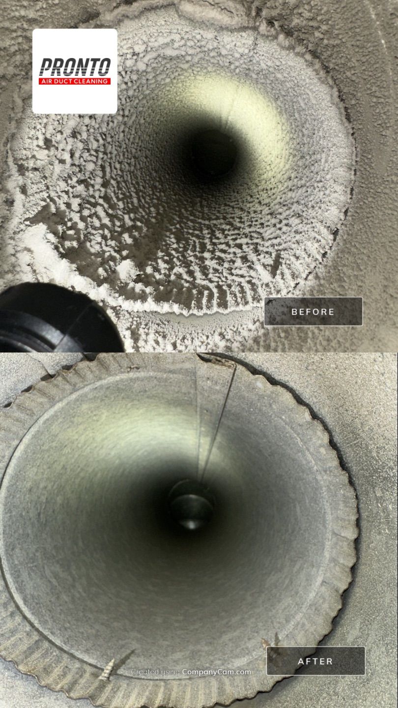 Air duct cleaning using Hypervac by Pronto Air Duct Cleaning