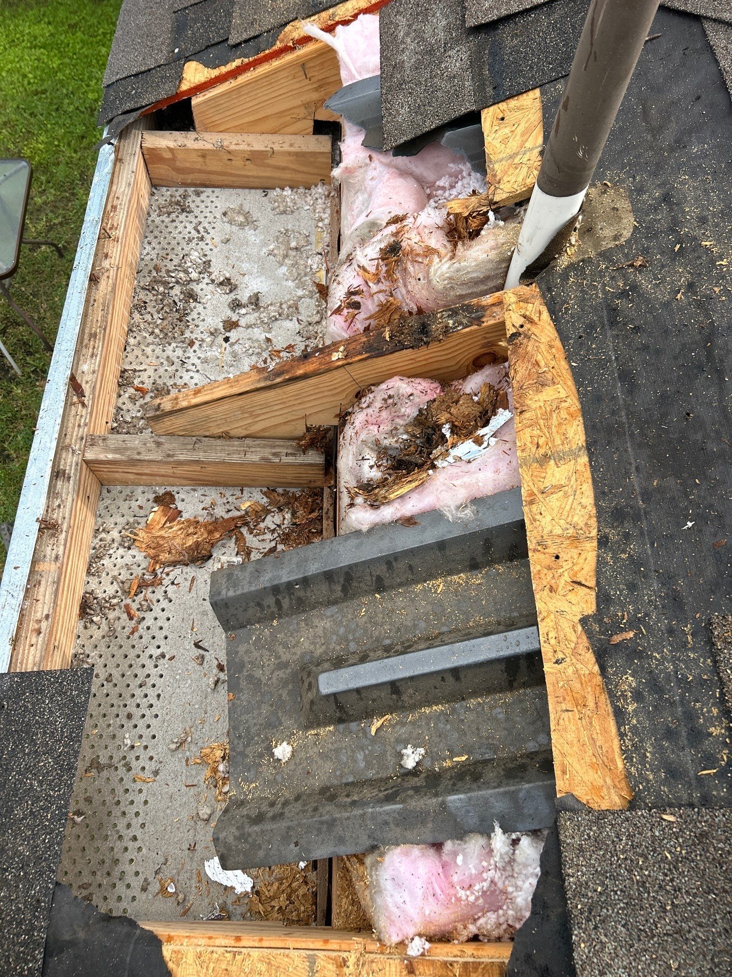 Hail Damage using Owen's Corning Duration (Lifetime) Shingles by Roof Repair Company
