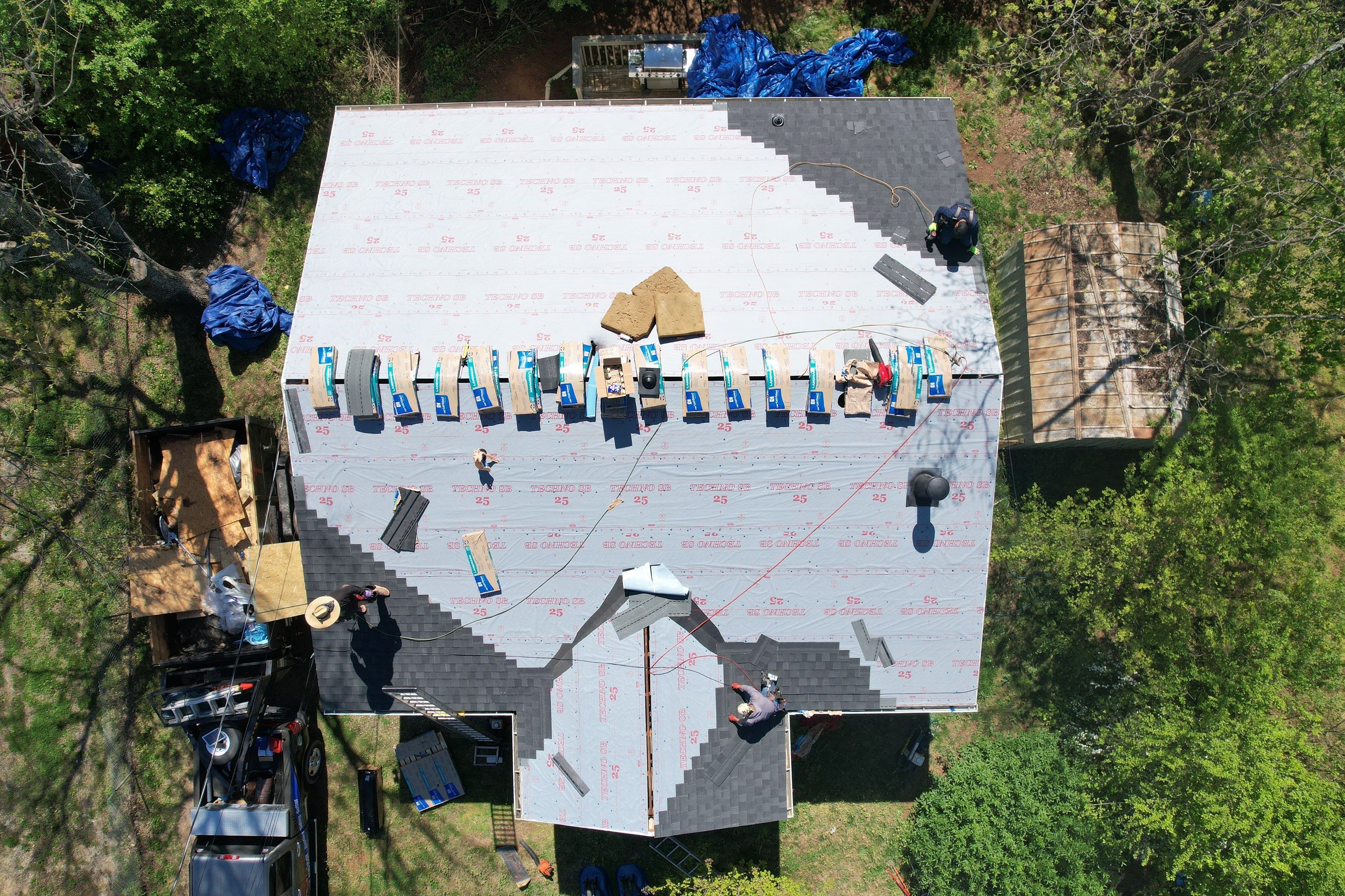 Roof installation by Best Roofing Now LLC