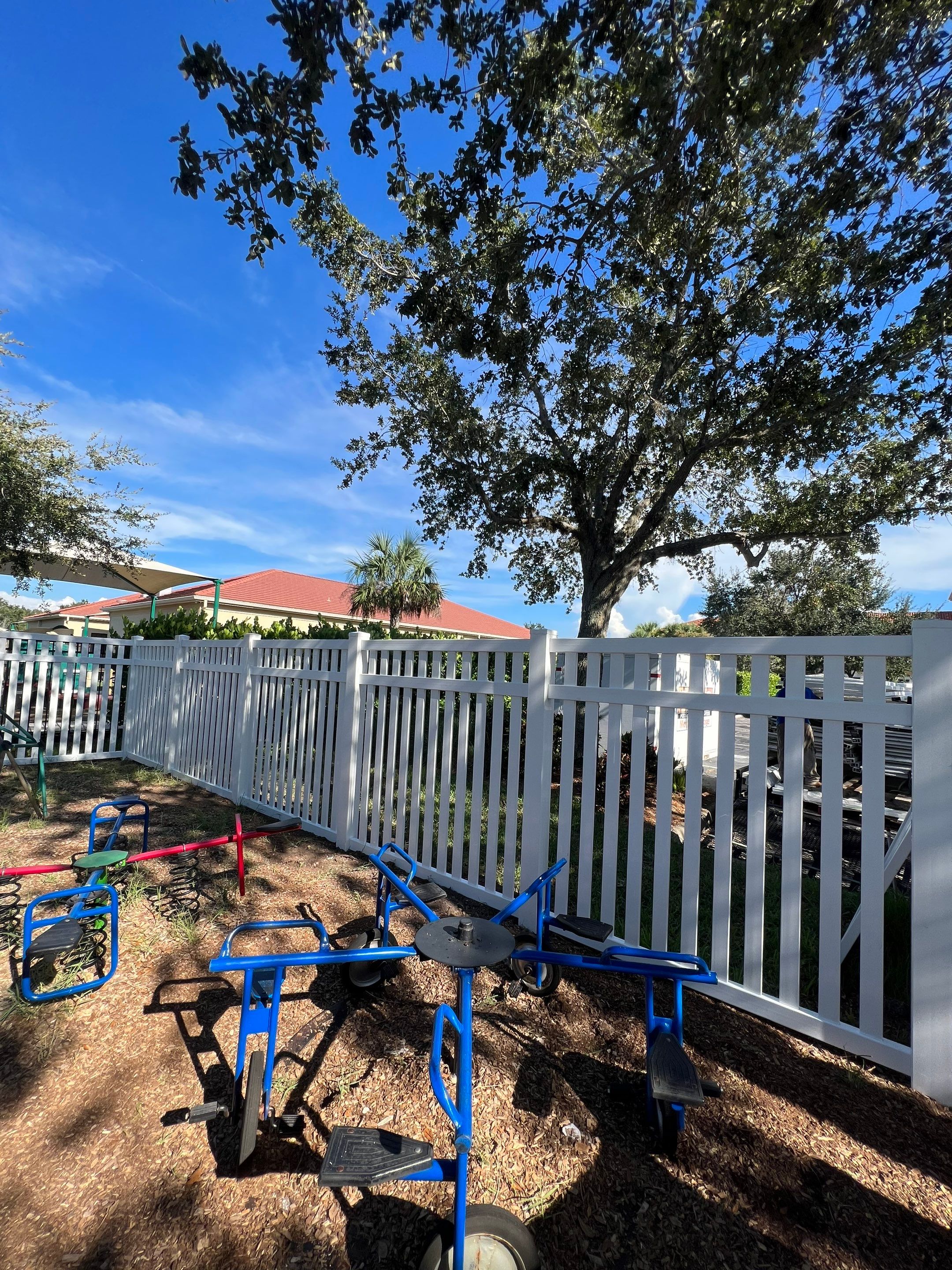 Vinyl Fence Installation using Vinyl Picket Fence by Asap fence and gates, LLC