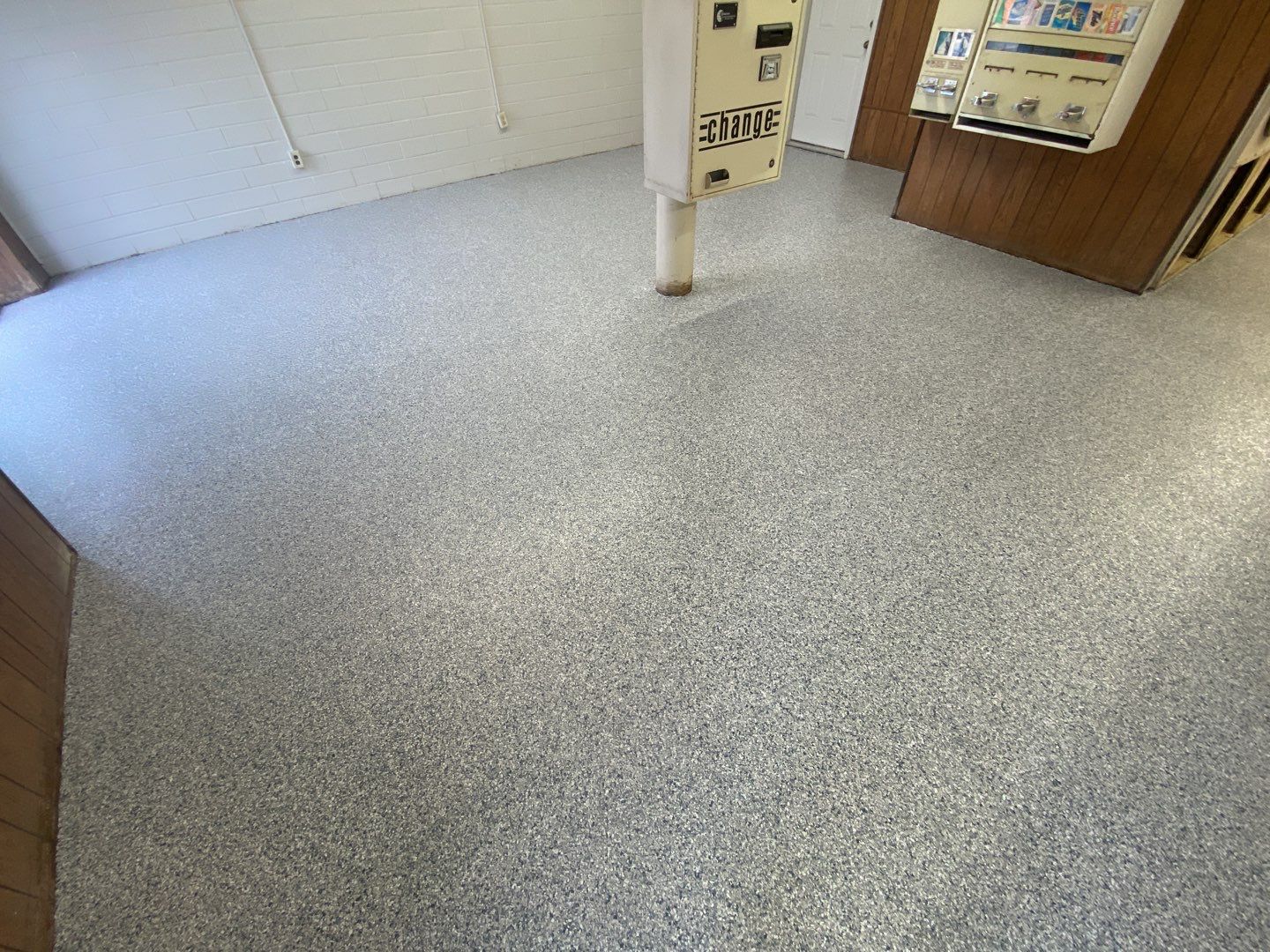 Laundromat Floor using Tidal Wave by Your1DayFloor.com