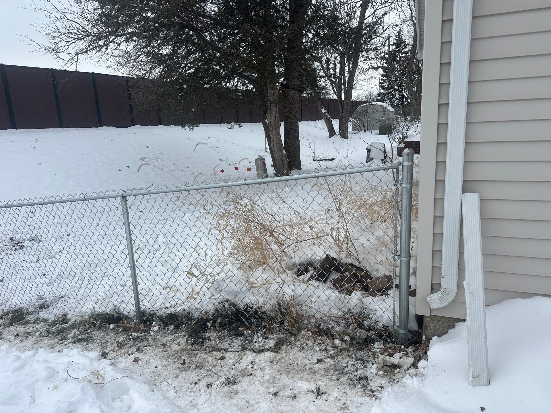 Galvanized Chain Link Fence Installation in Cedar Falls IA by Perfect Picket Fence and Stain