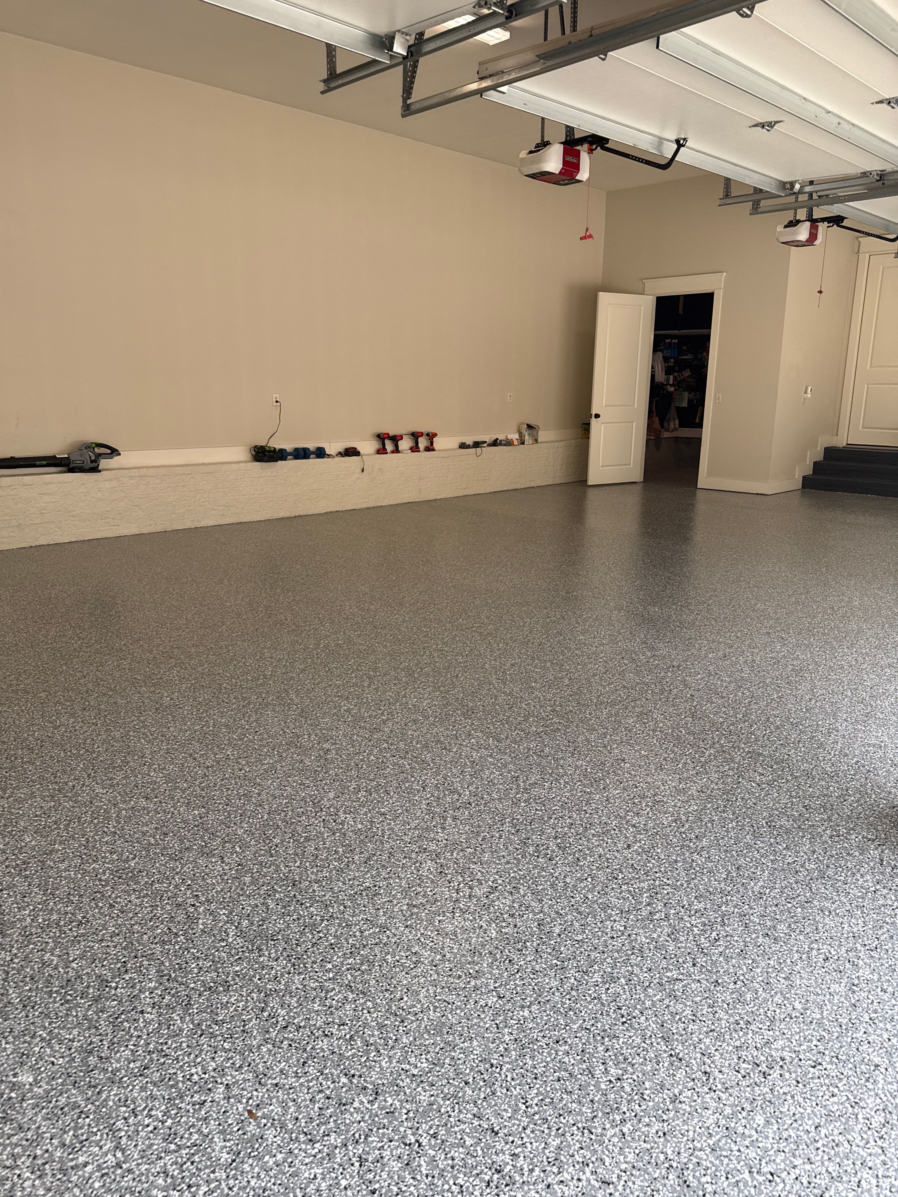 Garage Floor Coating Installation in Fairhope, Alabama by Cornerstone Hard Surface Restoration