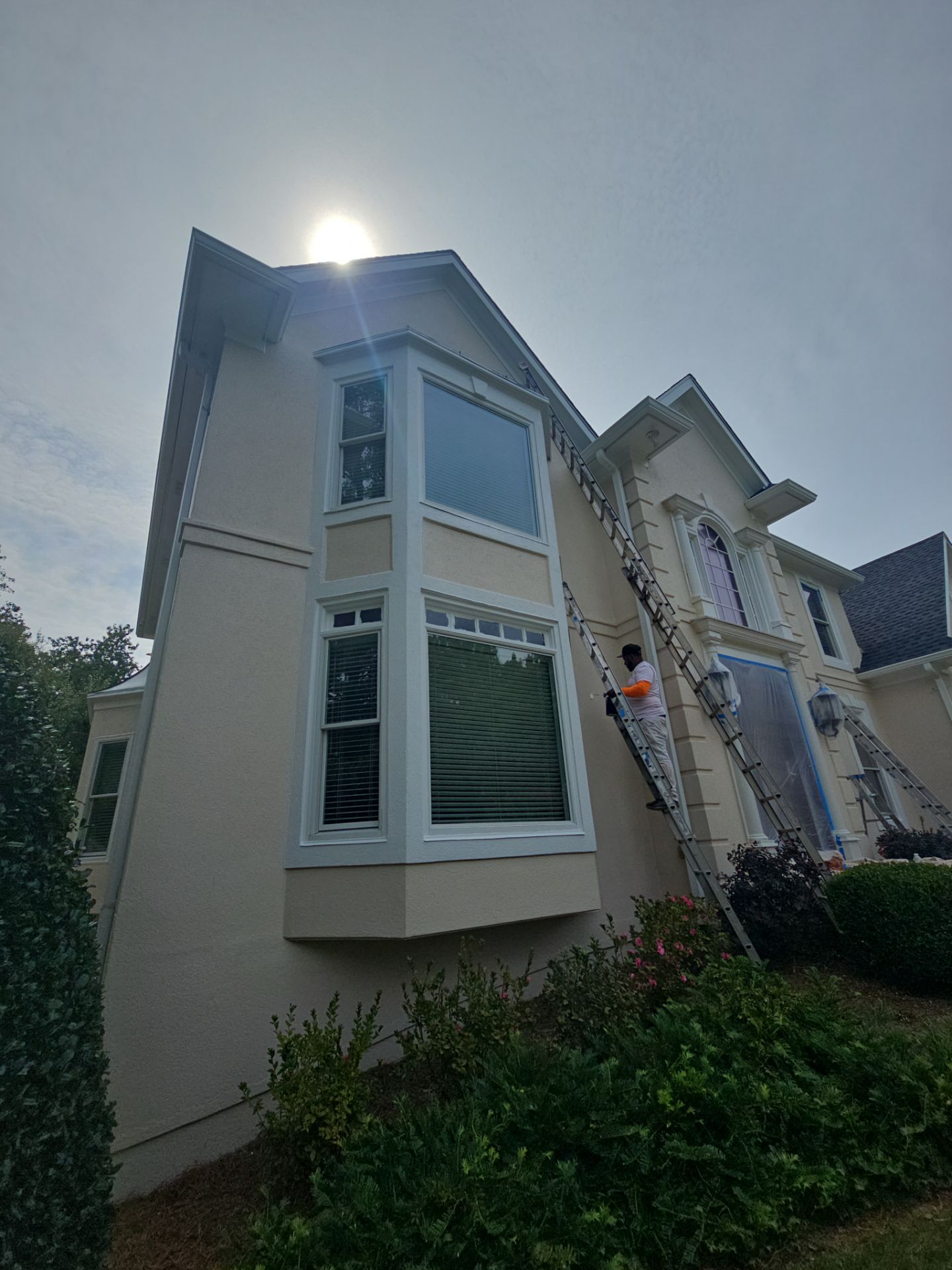 Exterior Transformation in Jonhs Creek by Atlanta's Paint Doctor