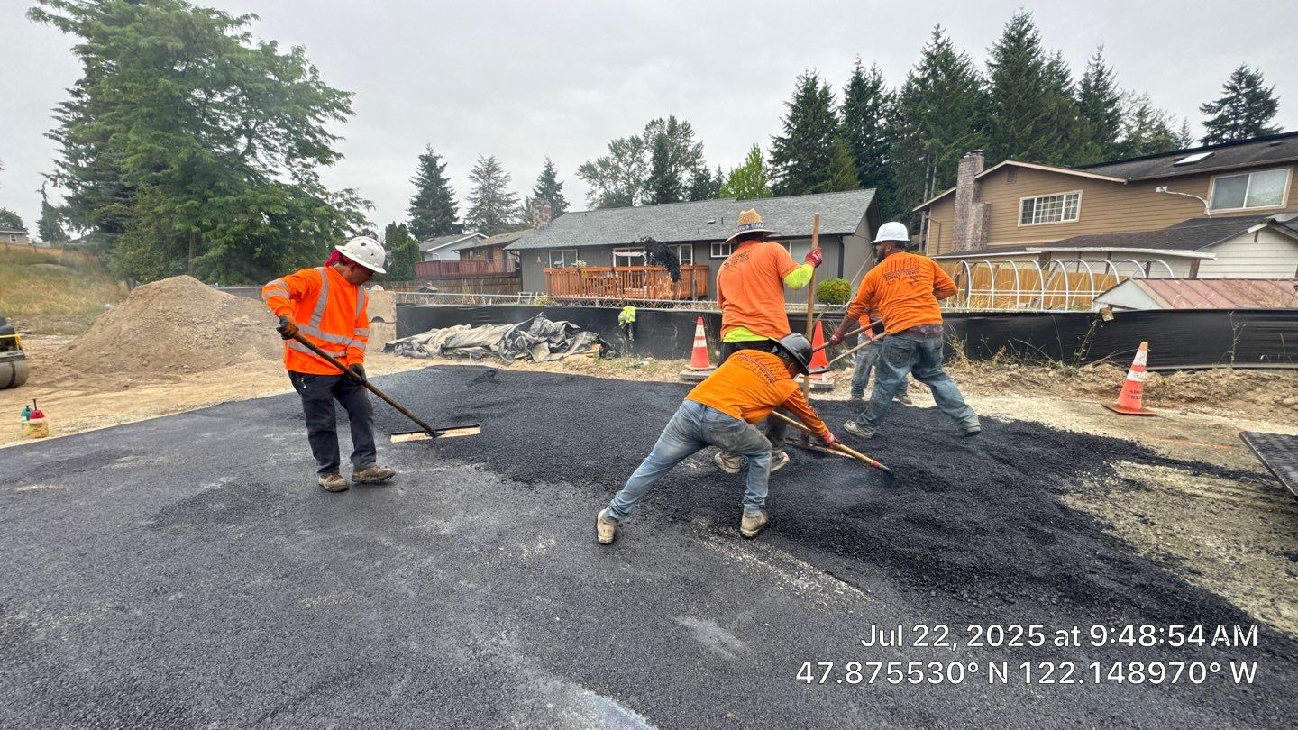 Asphalt Road Repair in Neighborhood  by Jireh Asphalt & Concrete Inc 