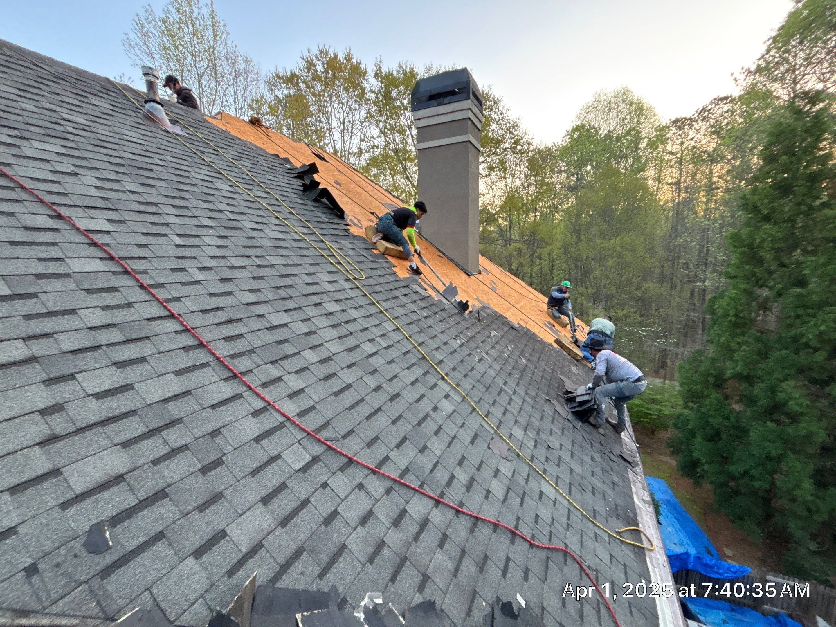 Roof replacement by Deerfield Roofing LLC