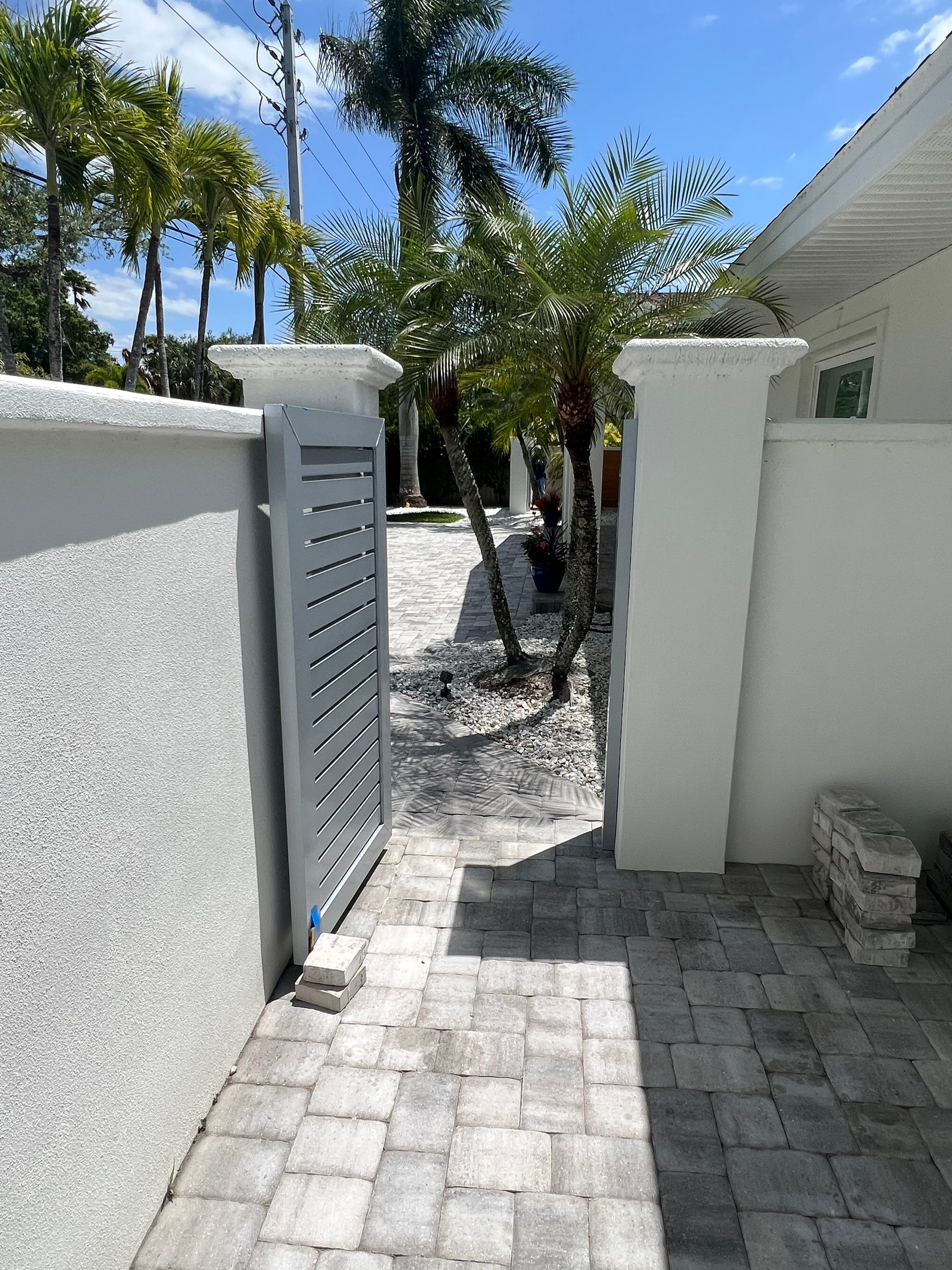 Sarasota, FL 6ft. Tall Custom Modern Aluminum Gates  by Asap fence and gates, LLC