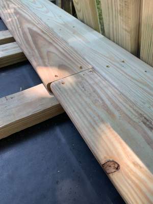 Deck Installation using EPDM substrate