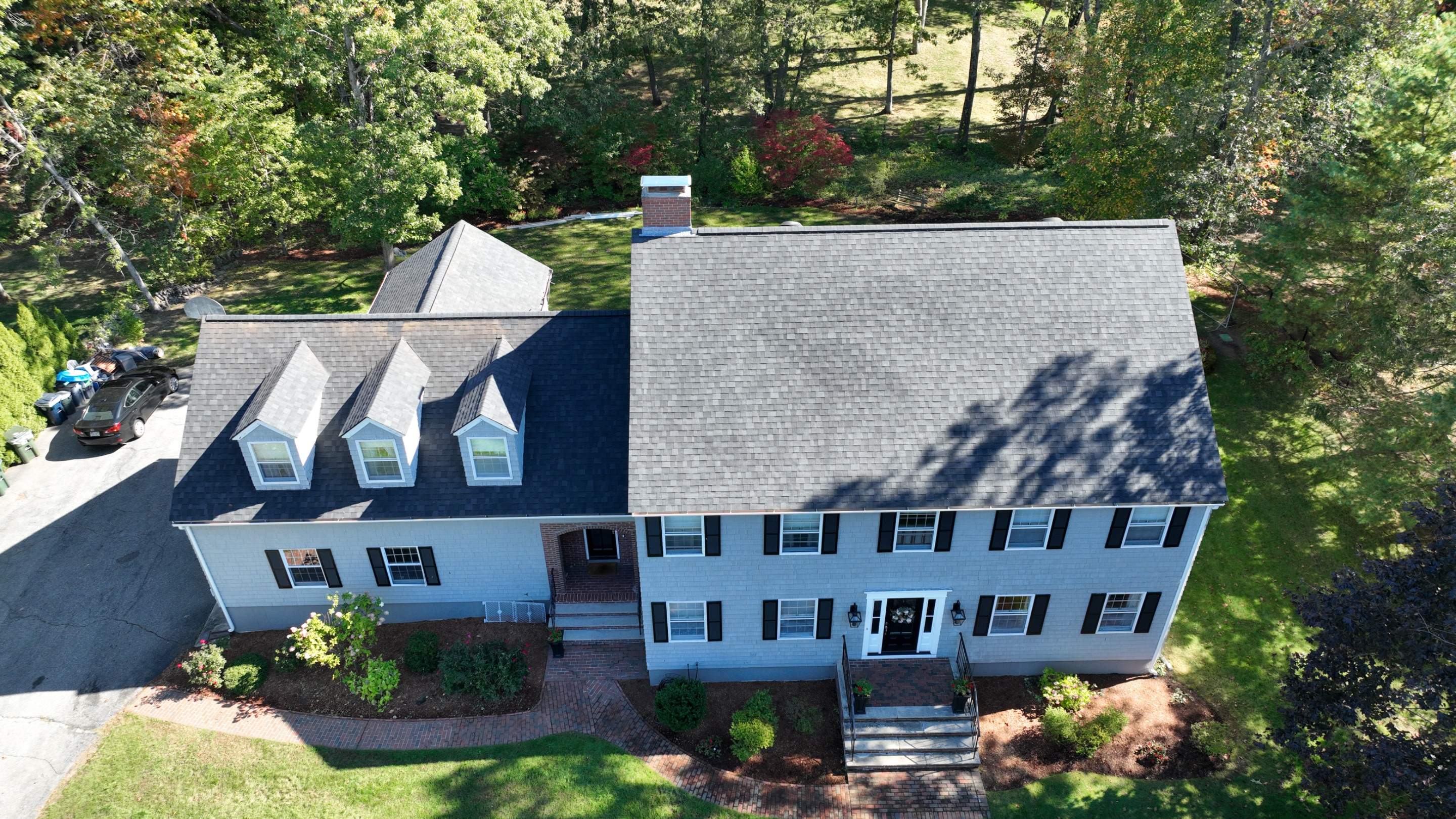 Two-Layer Tear-Off & Full Roof Replacement in Andover, MA – Owens Corning Duration, Onyx Black by JOHNNYS PRO