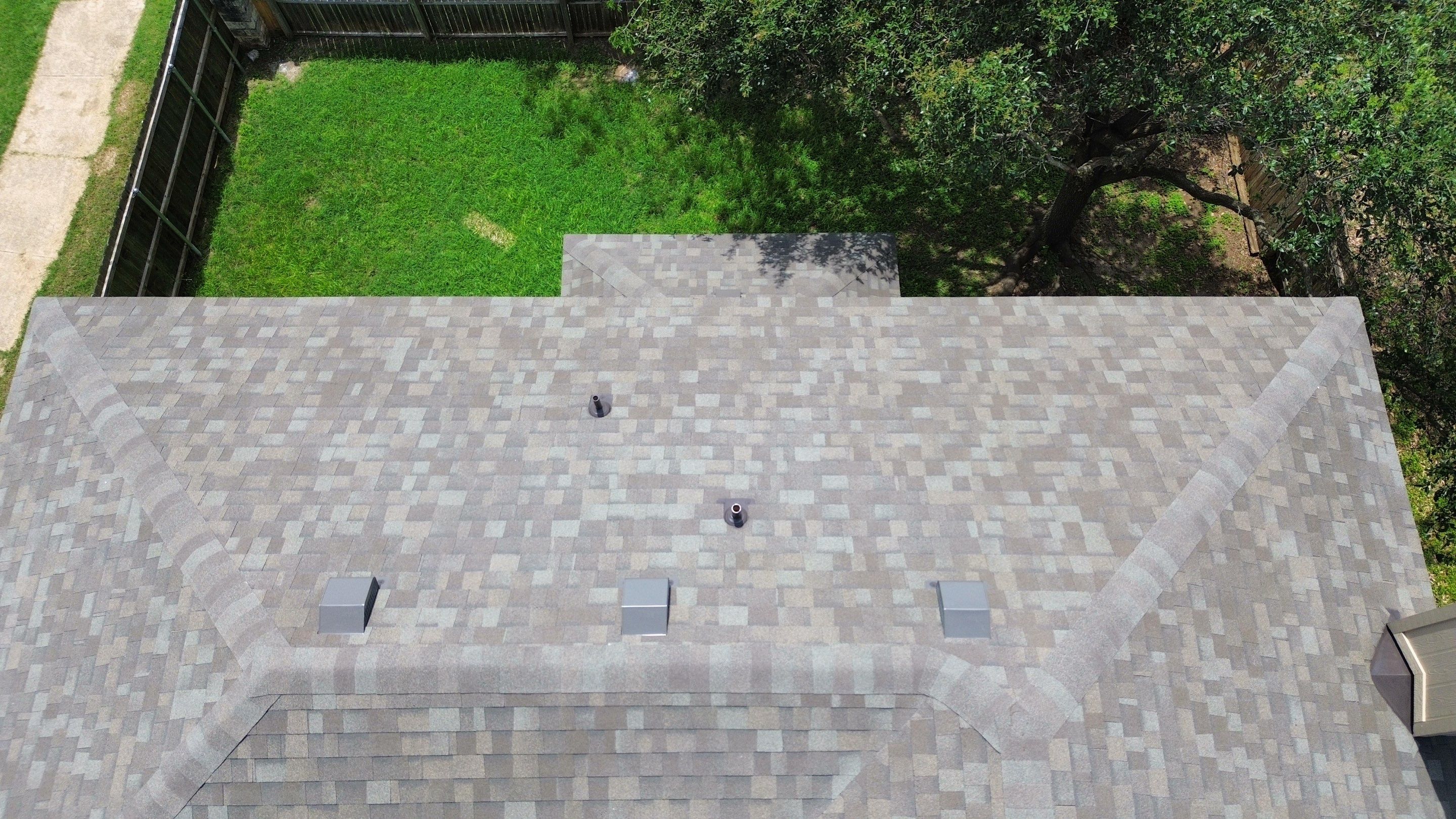 Roof Replacement & Chimney Cricket Upgrade in Cedar Park, TX by Kstylez Roofing & Construction