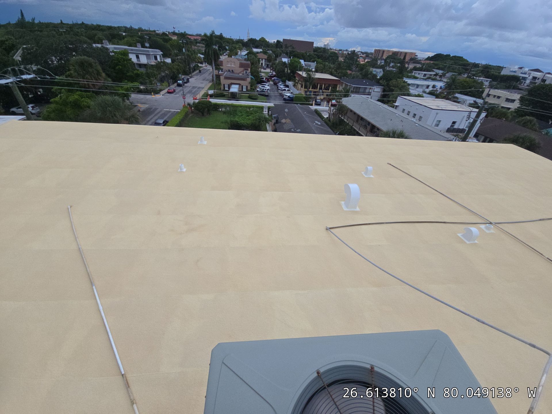 Commercial Roof Restoration for Lake Worth Beach Flat Roof Project by Roof King LLC