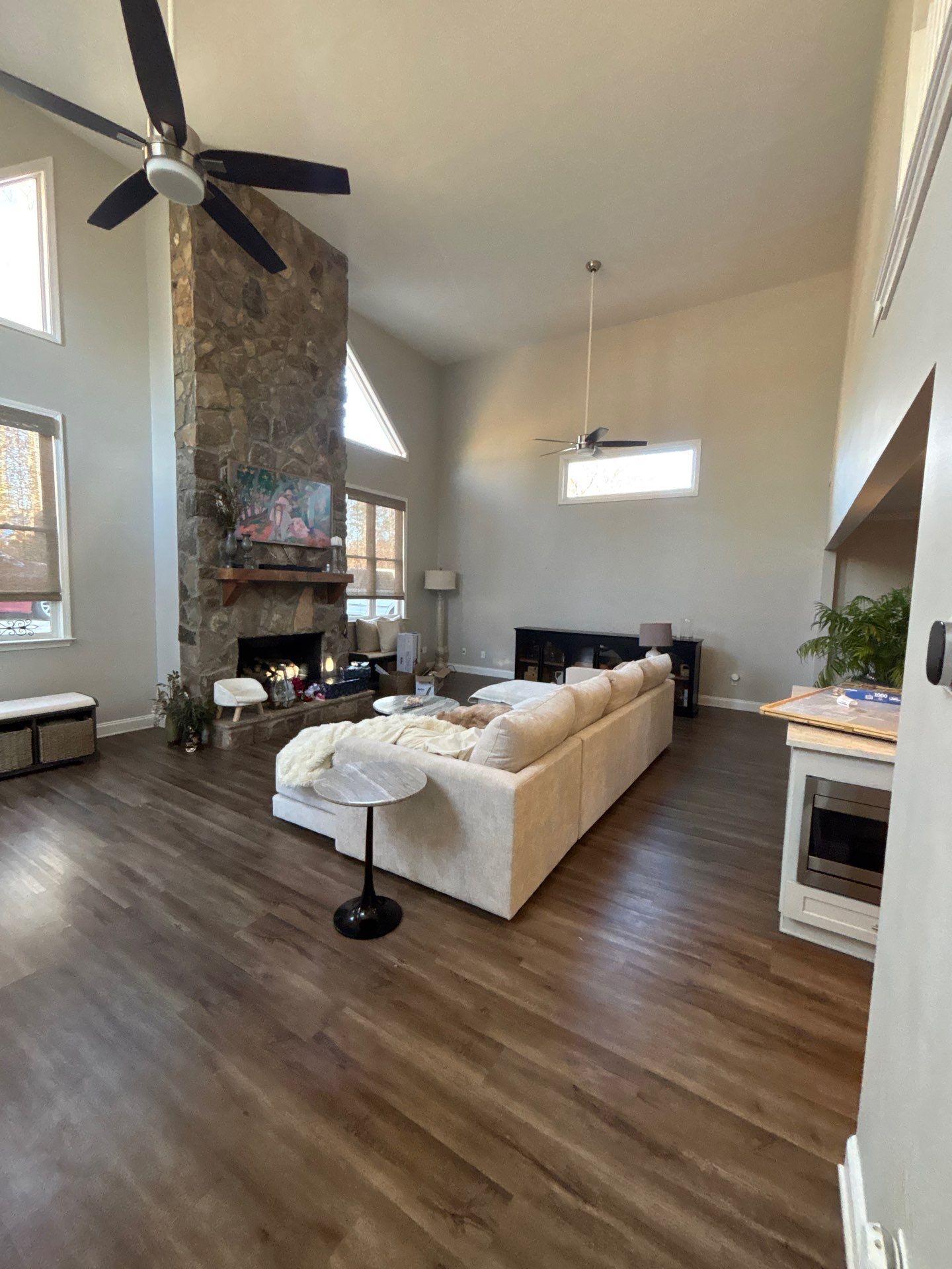 Interior Remodel for lake house in Cumming by Five Star Painting